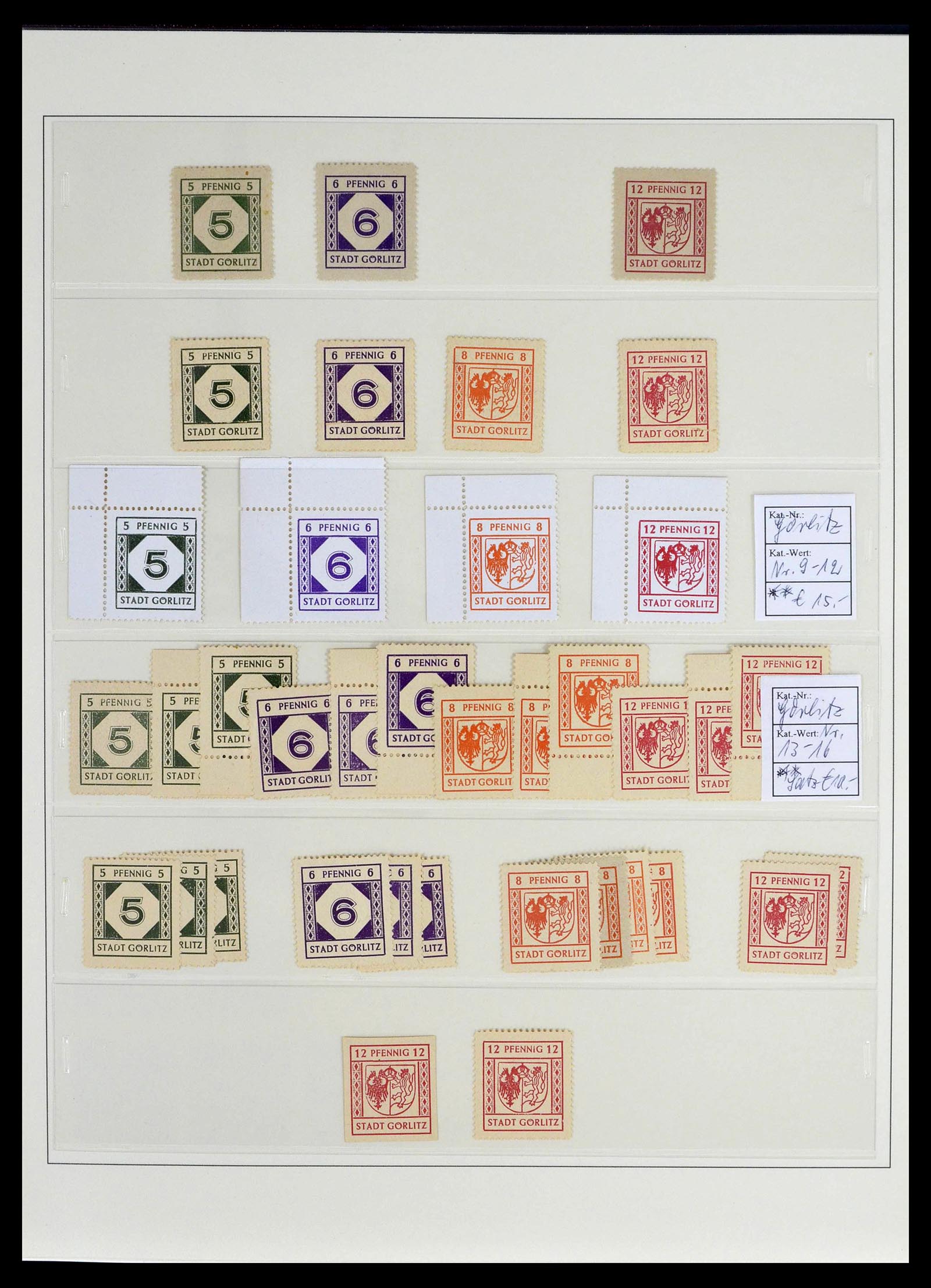 39143 0014 - Stamp collection 39143 Germany local and Zones 1945-1948.