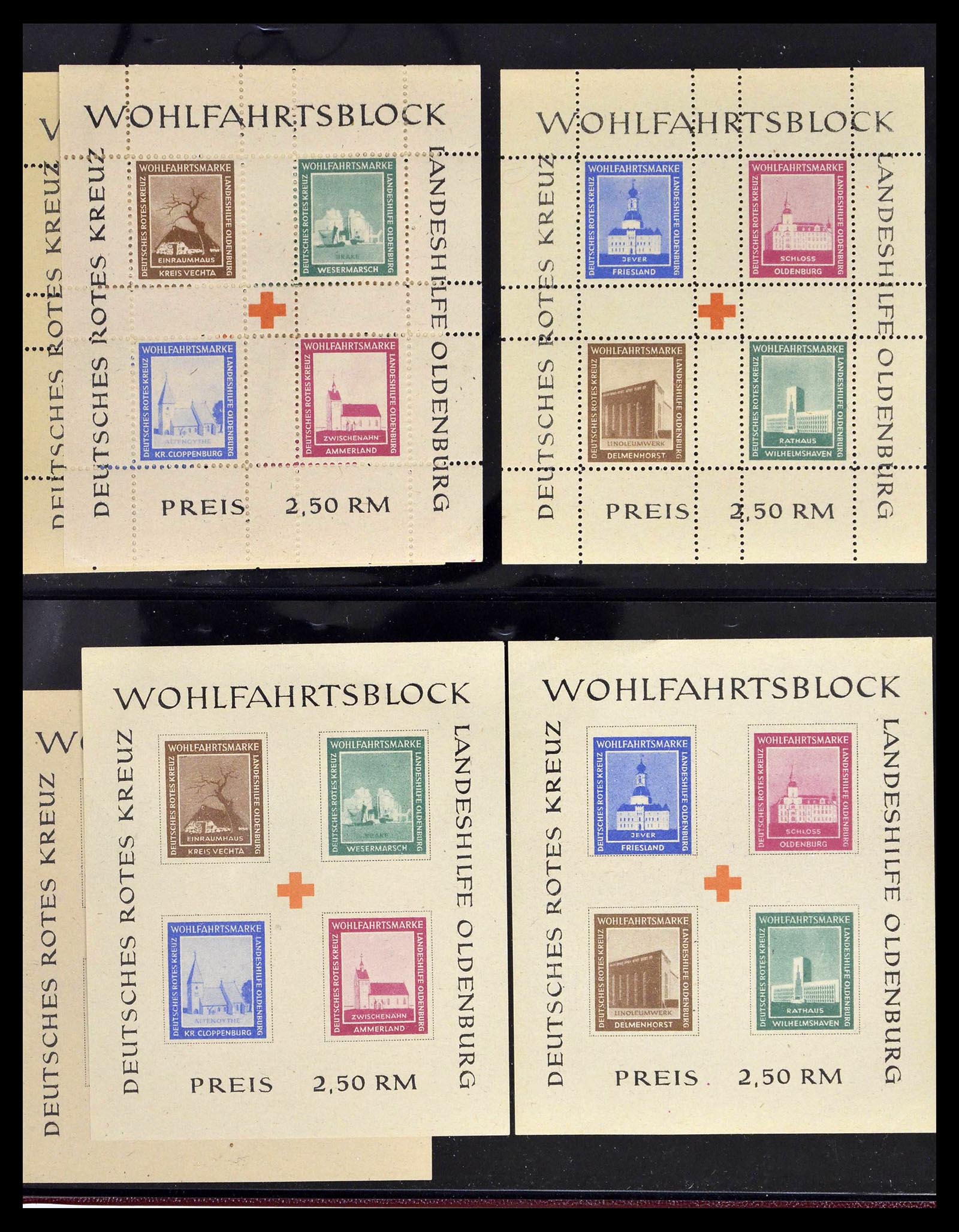39143 0029 - Stamp collection 39143 Germany local and Zones 1945-1948.