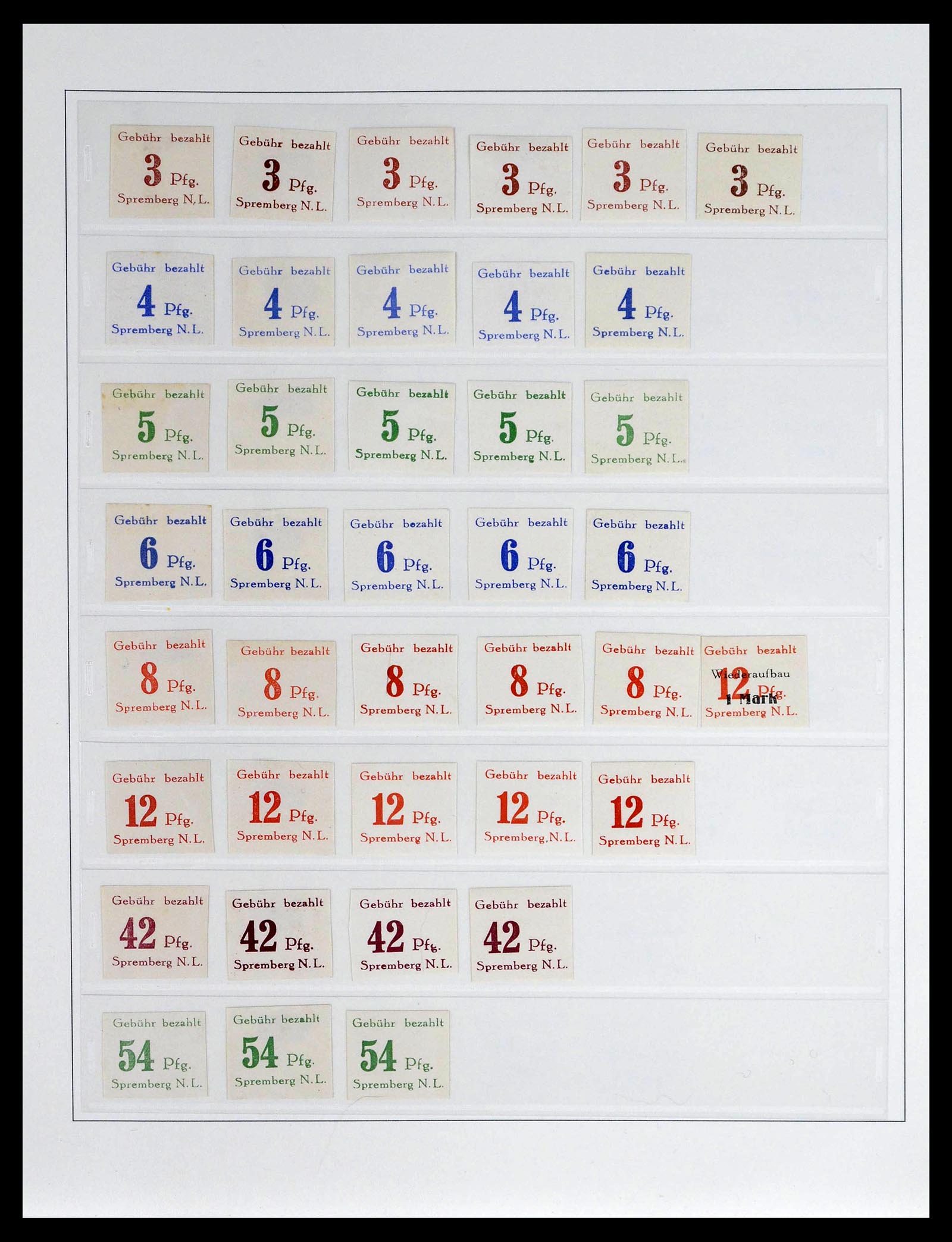 39143 0033 - Stamp collection 39143 Germany local and Zones 1945-1948.