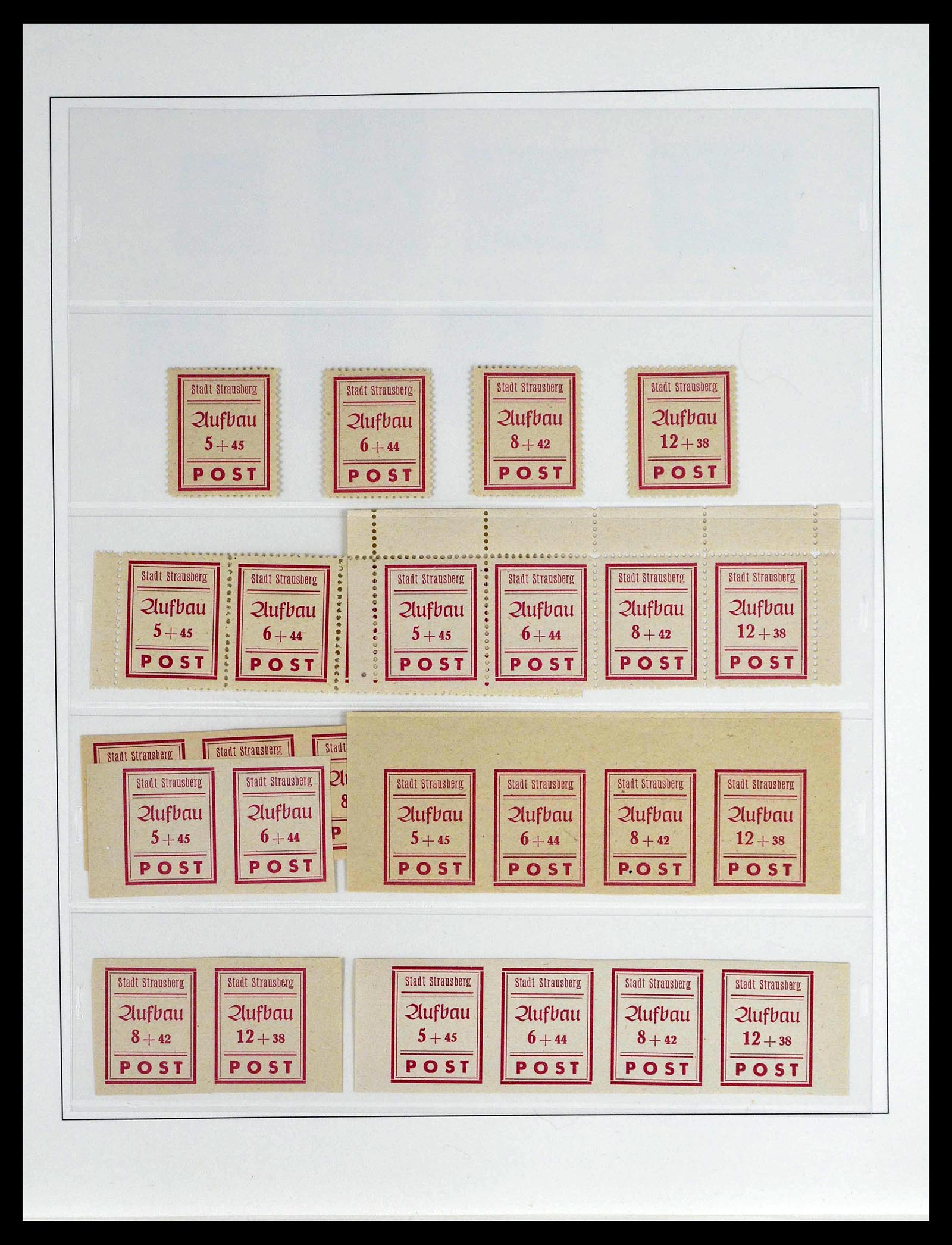 39143 0039 - Postzegelverzameling 39143 Duitsland lokaal en Zones 1945-1948.