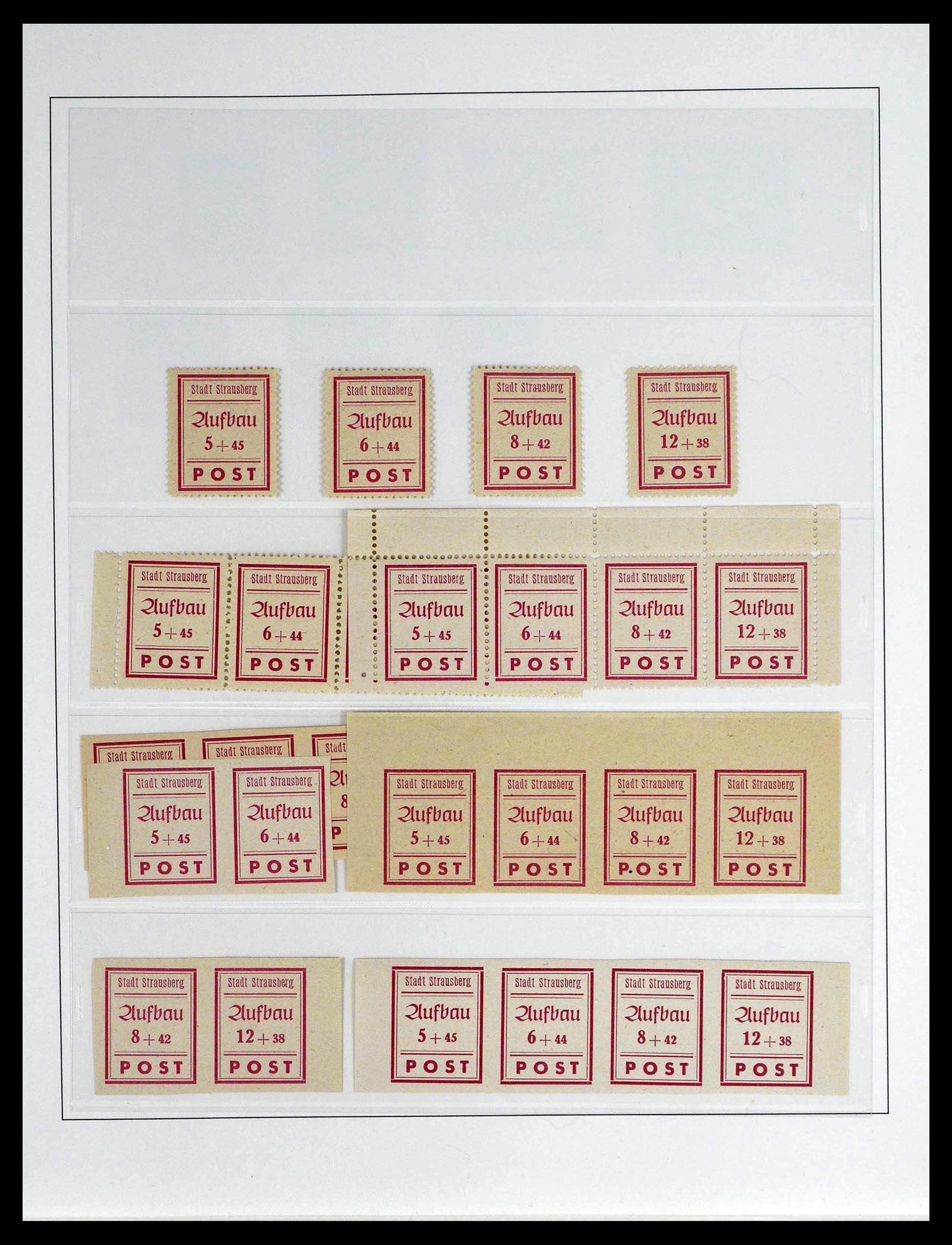 39143 0039 - Stamp collection 39143 Germany local and Zones 1945-1948.