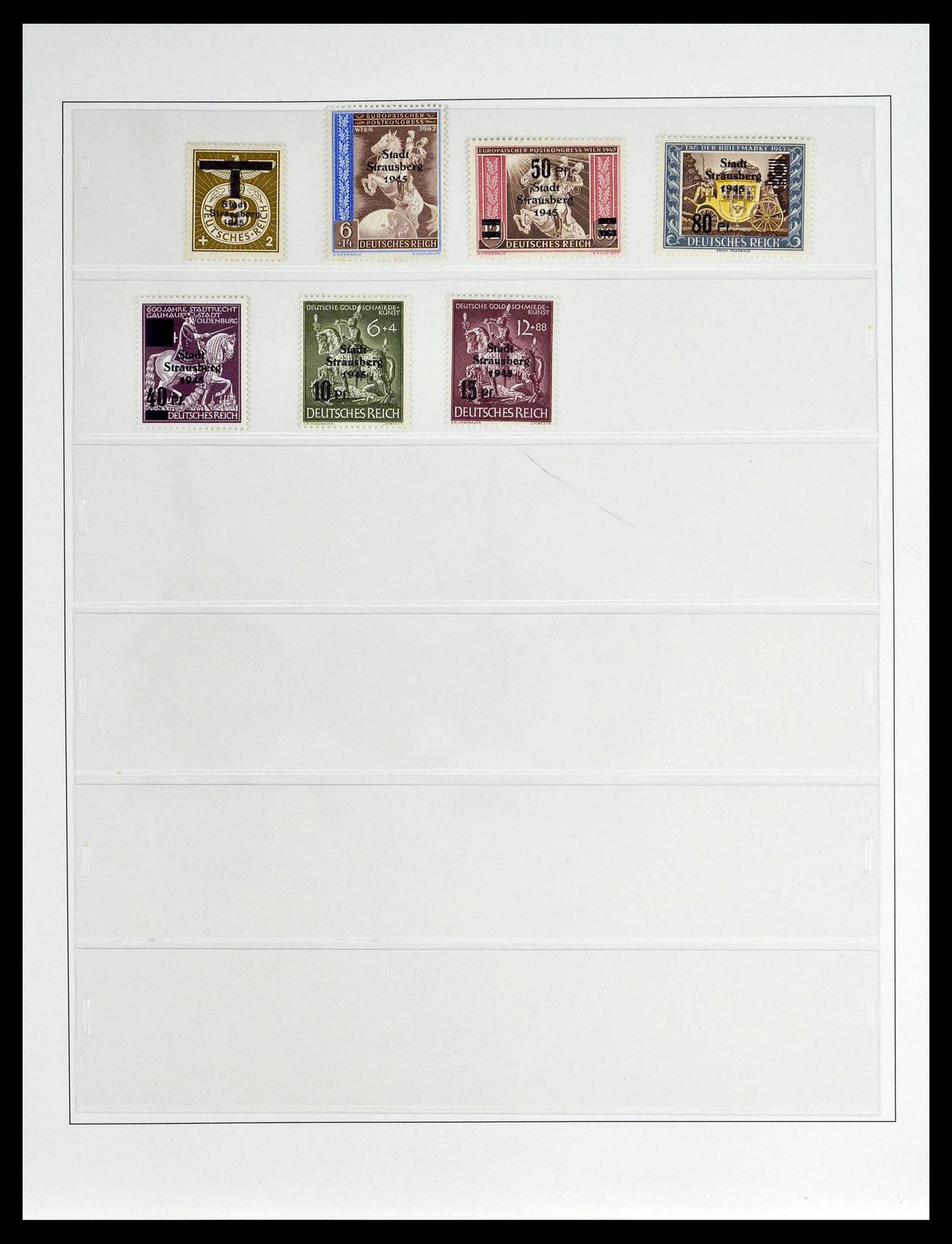 39143 0040 - Postzegelverzameling 39143 Duitsland lokaal en Zones 1945-1948.