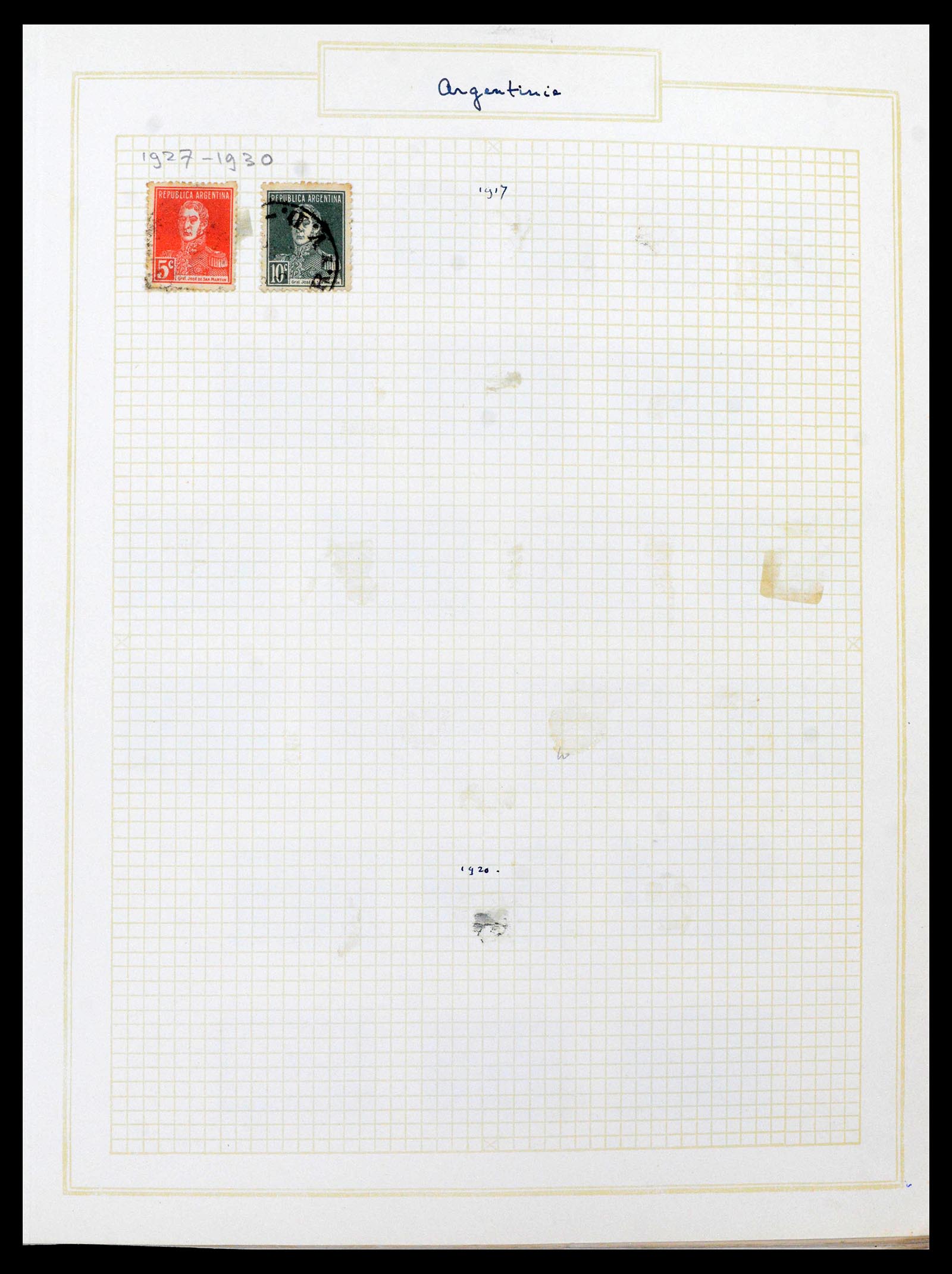 39146 0013 - Postzegelverzameling 39146 Argentinië 1858-2014.