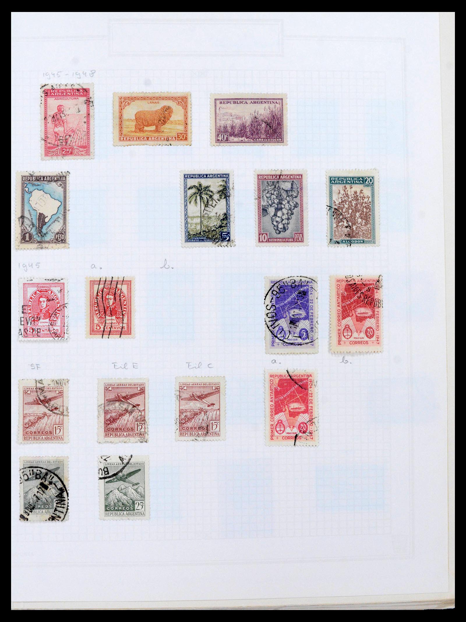 39146 0020 - Postzegelverzameling 39146 Argentinië 1858-2014.