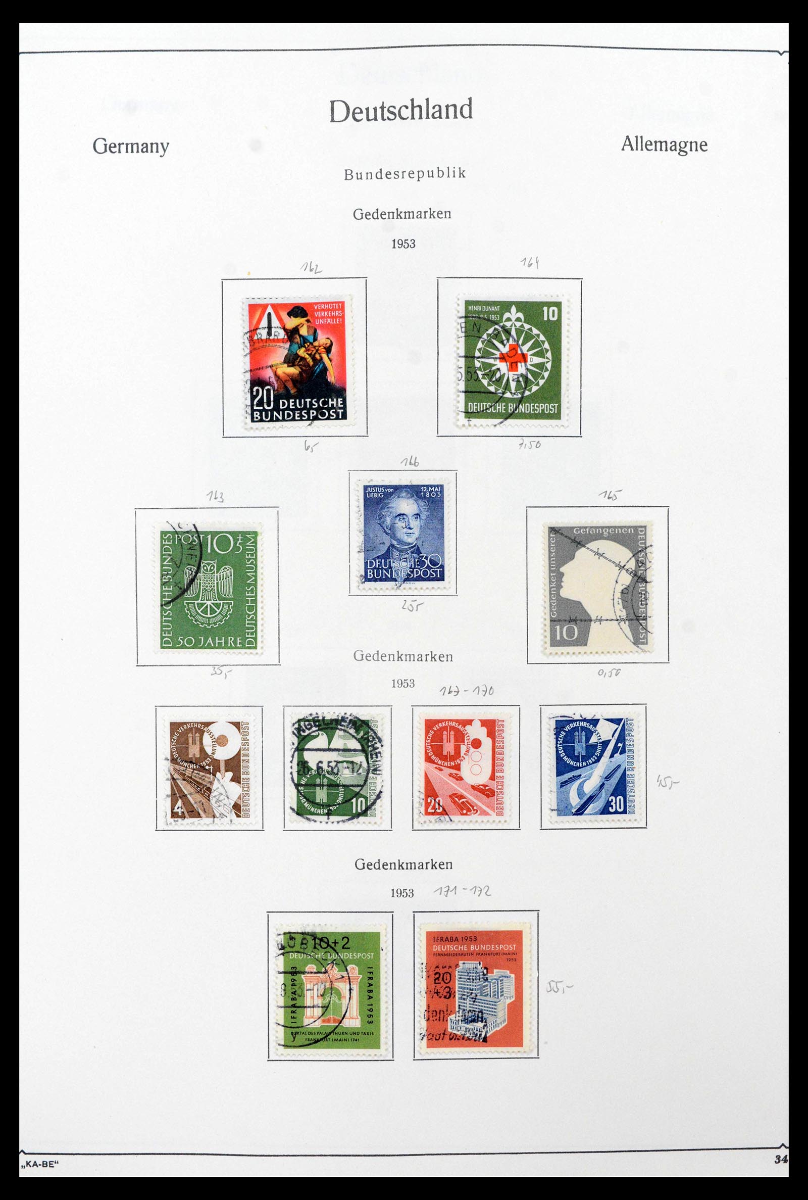 39148 0006 - Stamp collection 39148 Bundespost 1949-1987.
