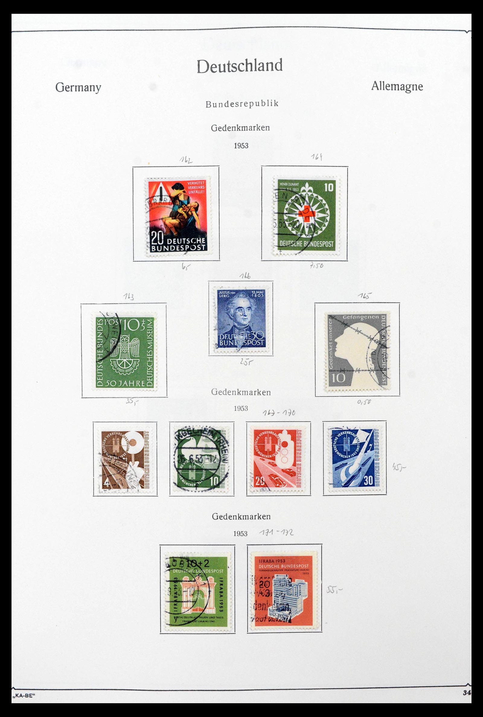 39148 0006 - Postzegelverzameling 39148 Bundespost 1949-1987.