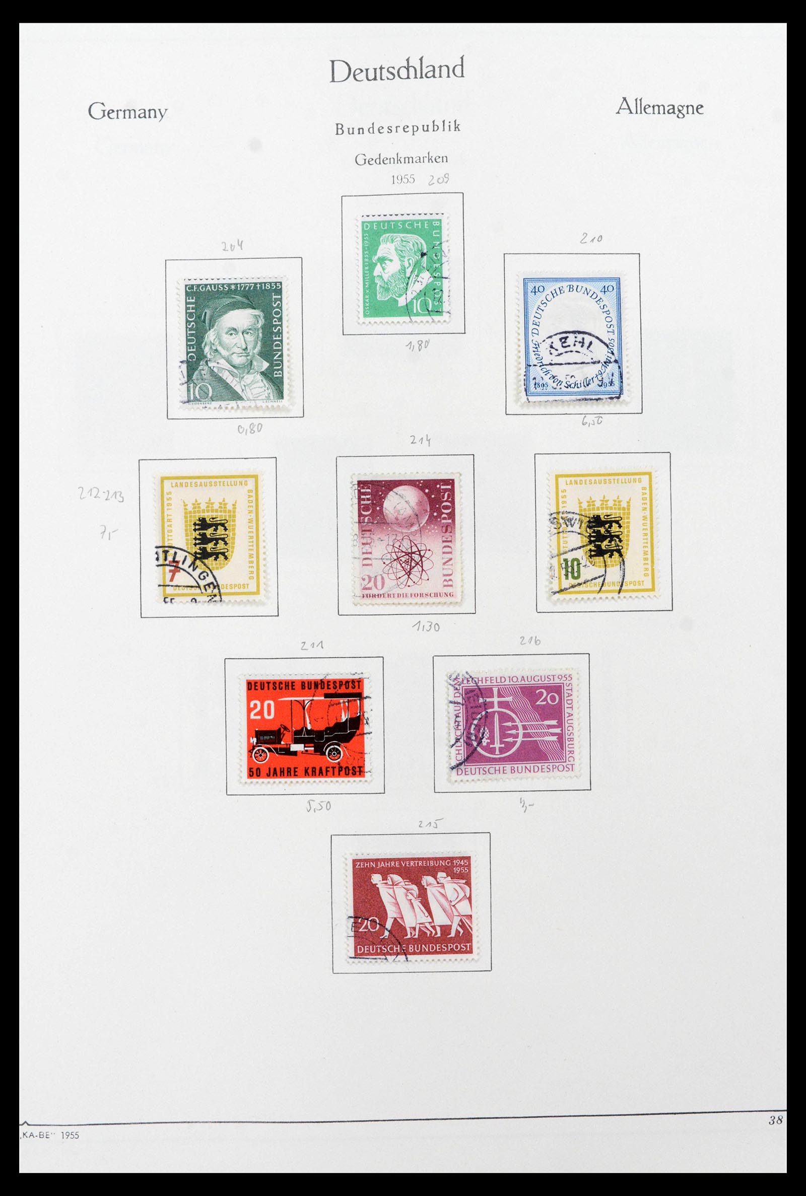 39148 0010 - Postzegelverzameling 39148 Bundespost 1949-1987.