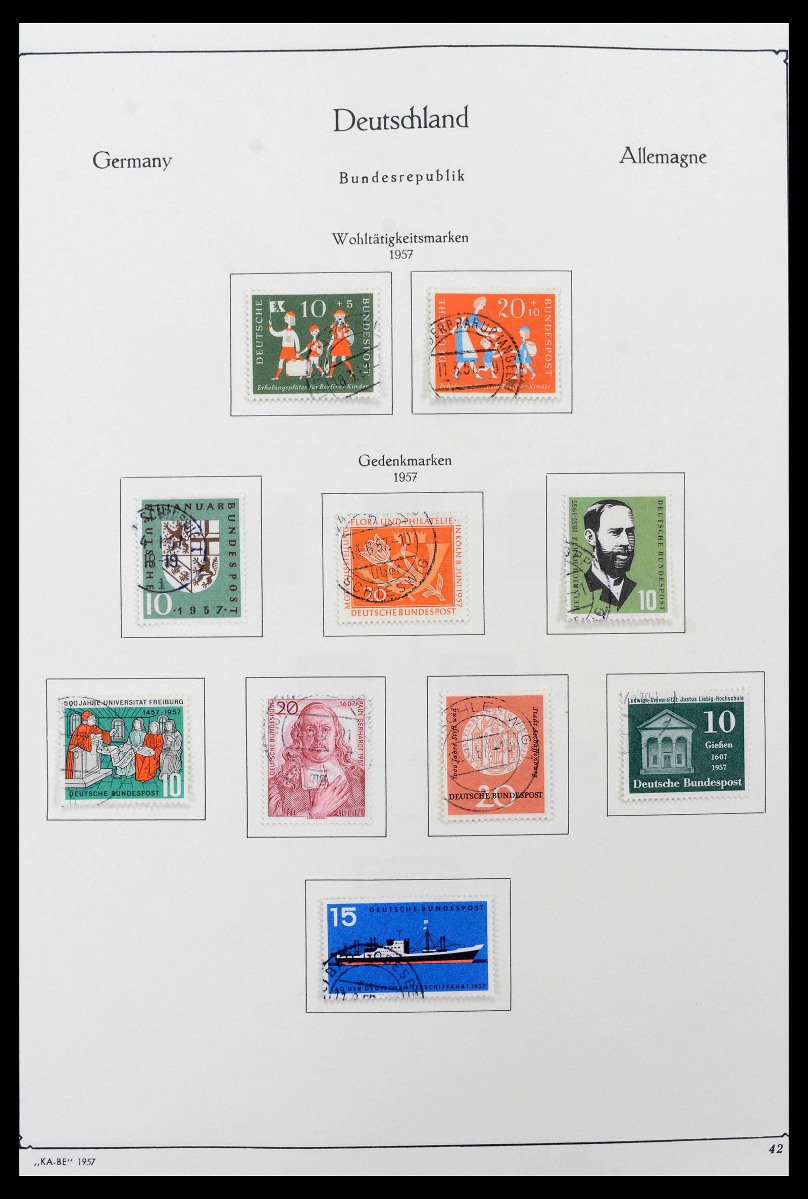 39148 0014 - Stamp collection 39148 Bundespost 1949-1987.