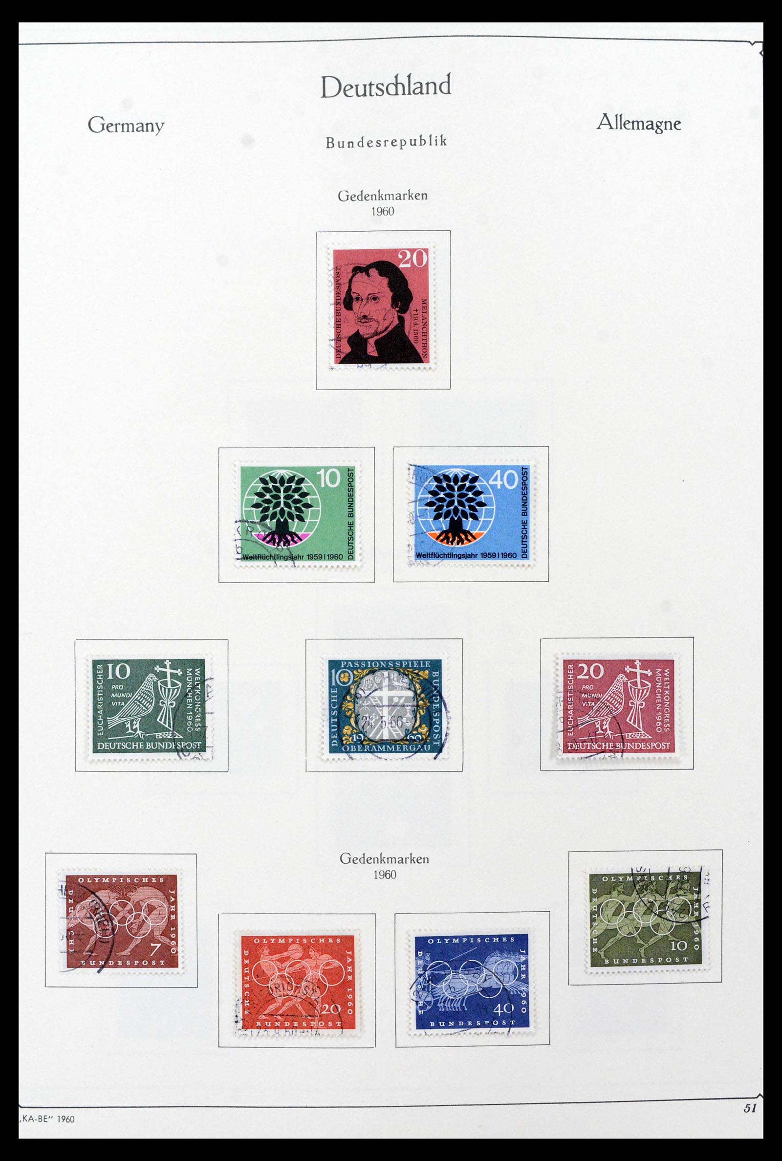 39148 0023 - Stamp collection 39148 Bundespost 1949-1987.