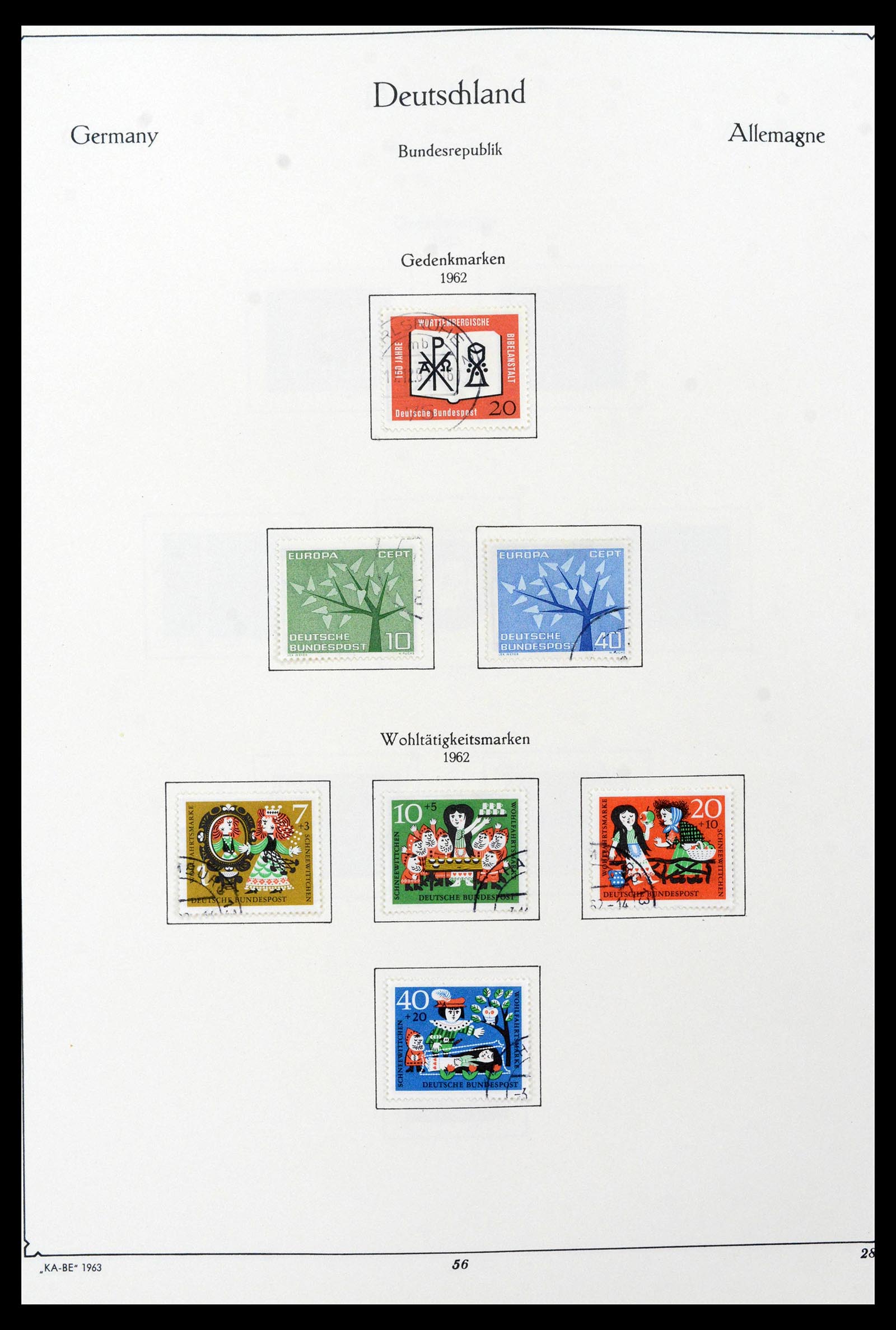 39148 0031 - Stamp collection 39148 Bundespost 1949-1987.