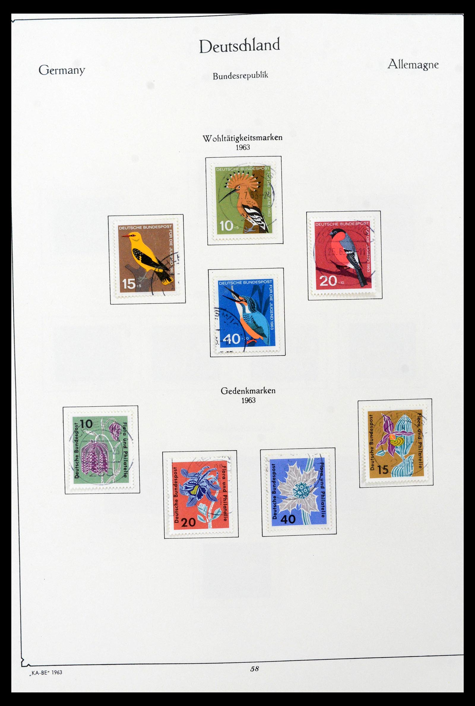 39148 0033 - Stamp collection 39148 Bundespost 1949-1987.