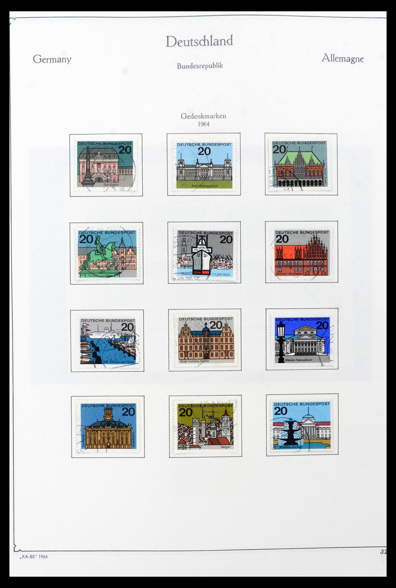 39148 0035 - Stamp collection 39148 Bundespost 1949-1987.