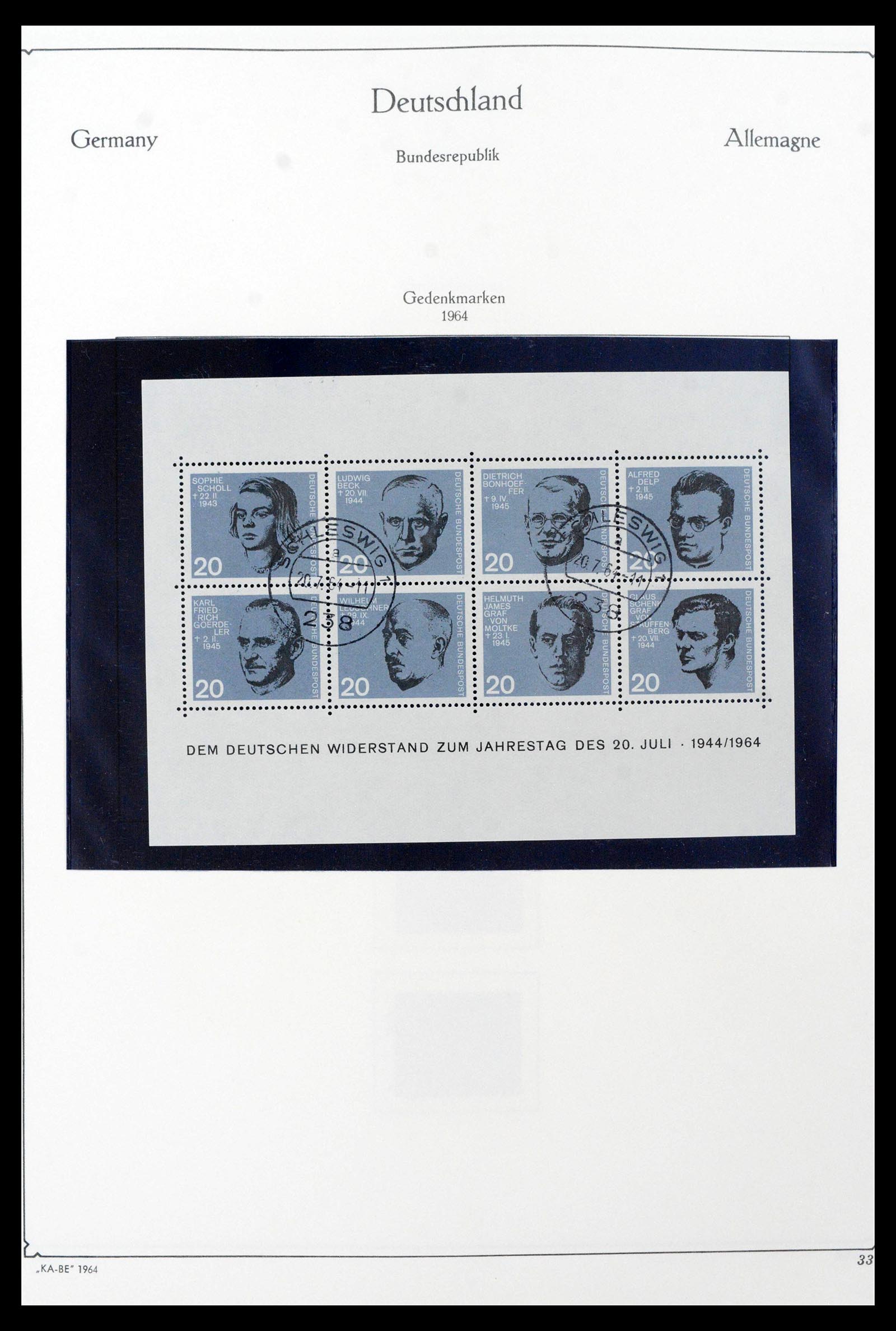 39148 0036 - Stamp collection 39148 Bundespost 1949-1987.