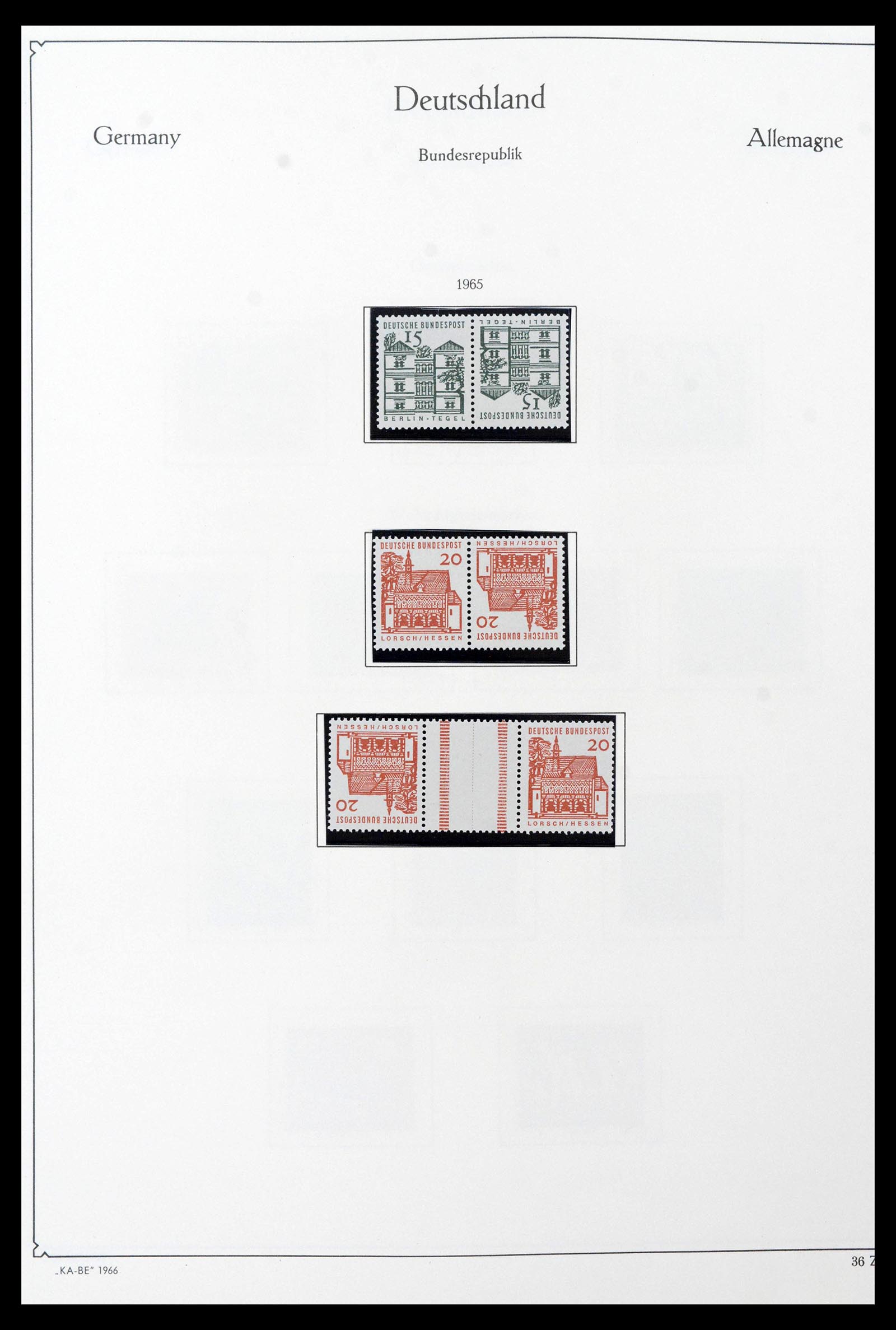 39148 0041 - Stamp collection 39148 Bundespost 1949-1987.