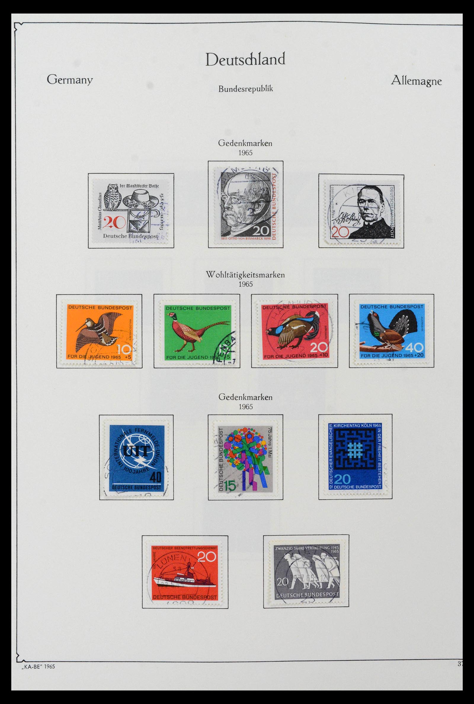 39148 0042 - Stamp collection 39148 Bundespost 1949-1987.