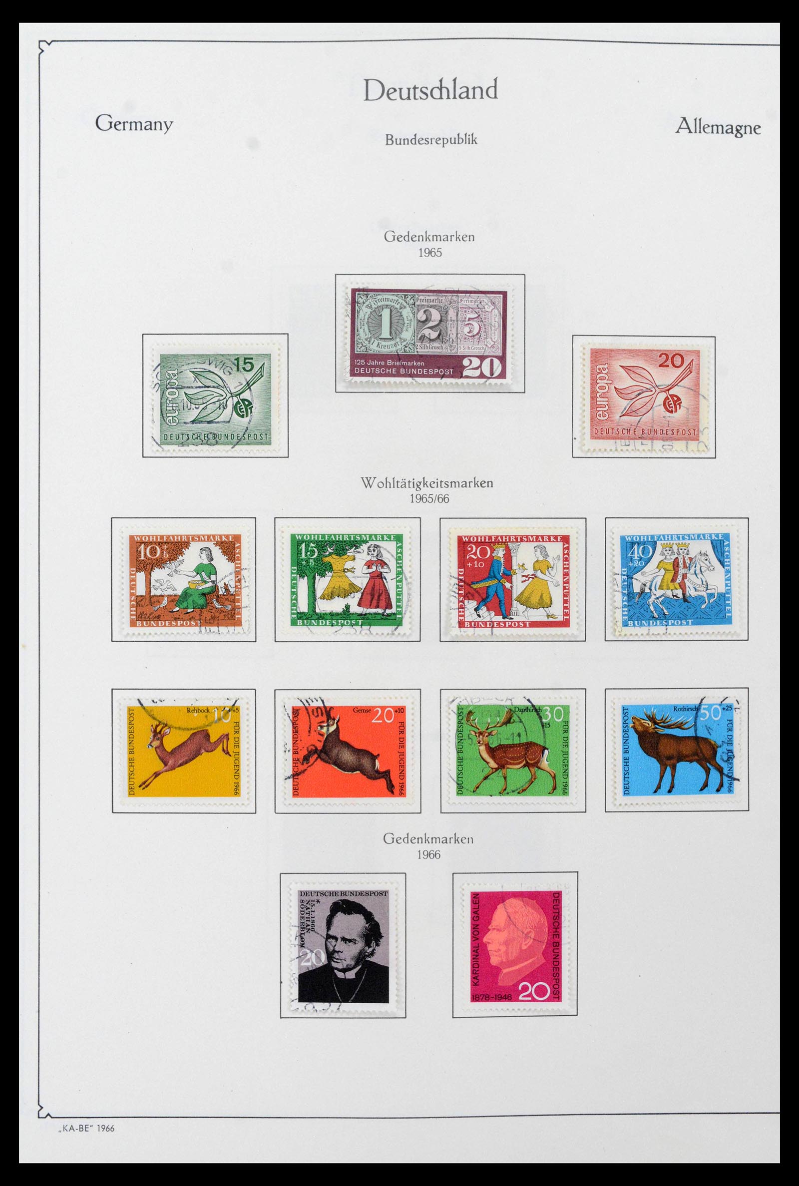 39148 0044 - Stamp collection 39148 Bundespost 1949-1987.