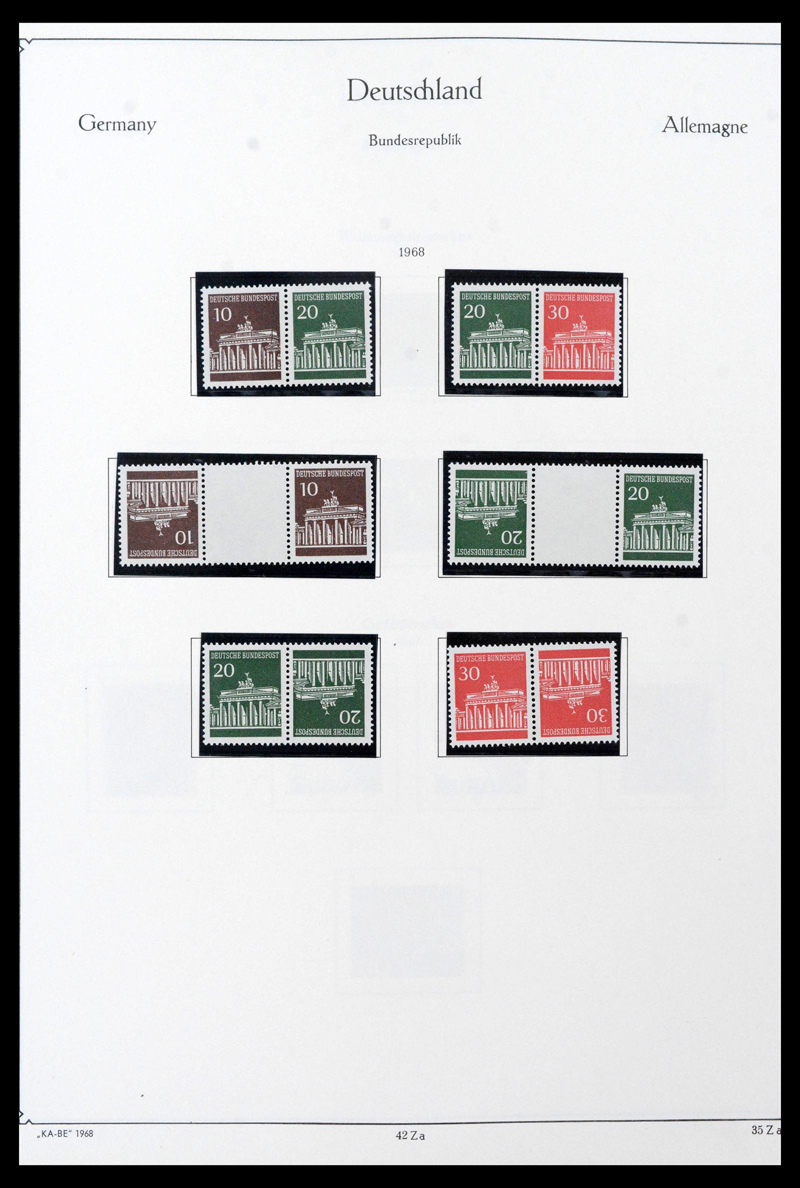39148 0049 - Stamp collection 39148 Bundespost 1949-1987.