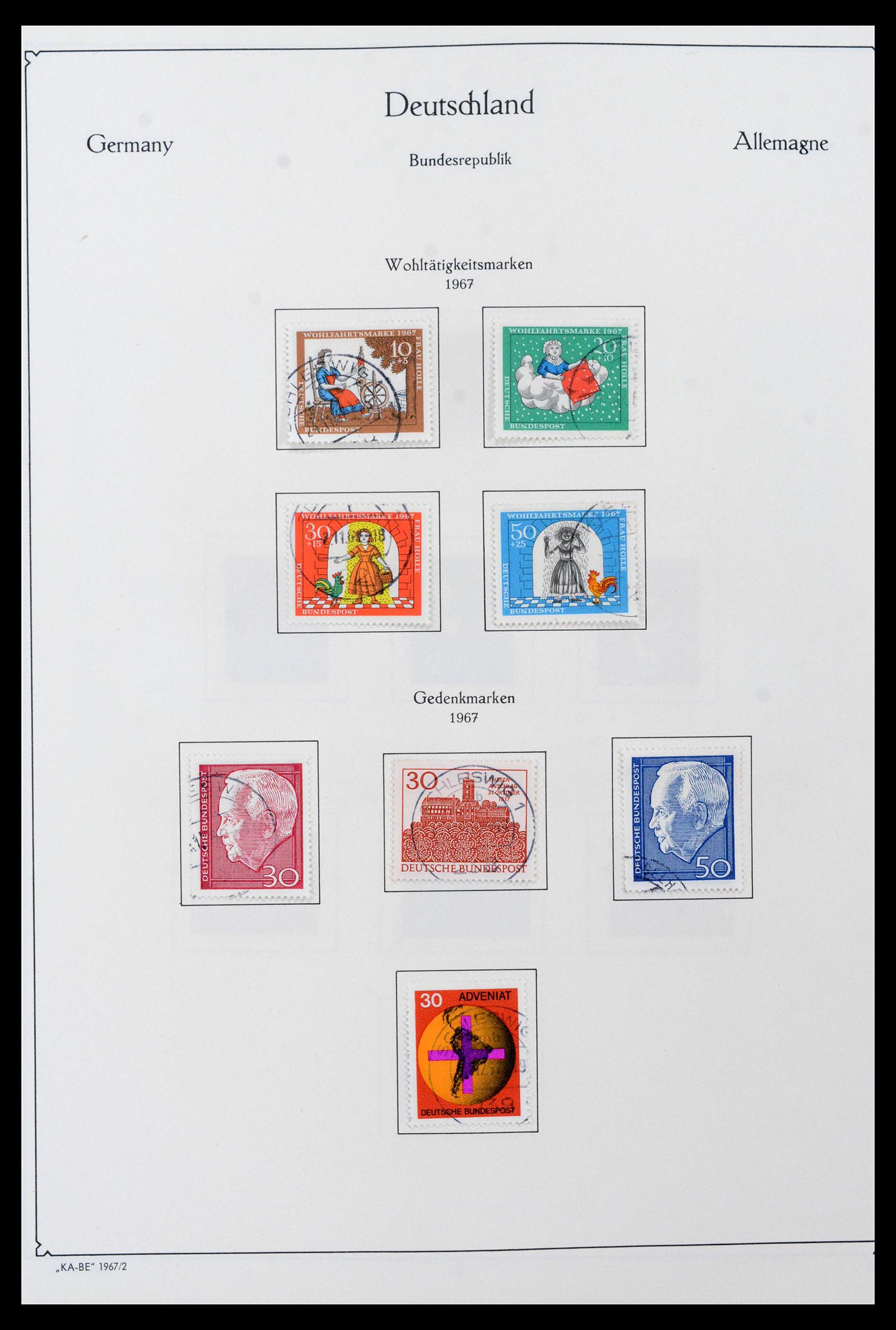39148 0051 - Stamp collection 39148 Bundespost 1949-1987.