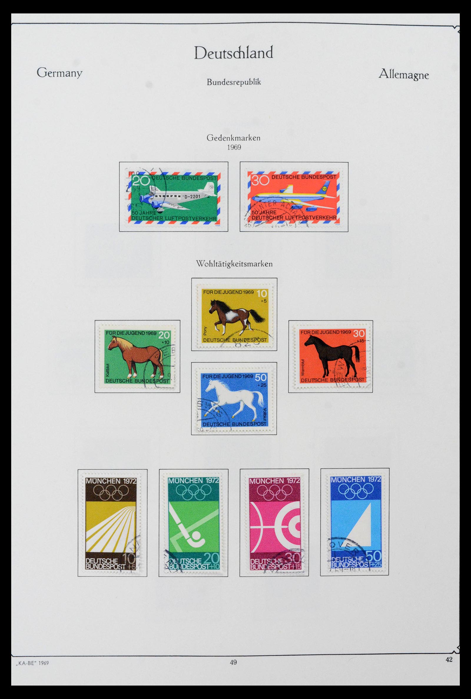 39148 0057 - Stamp collection 39148 Bundespost 1949-1987.