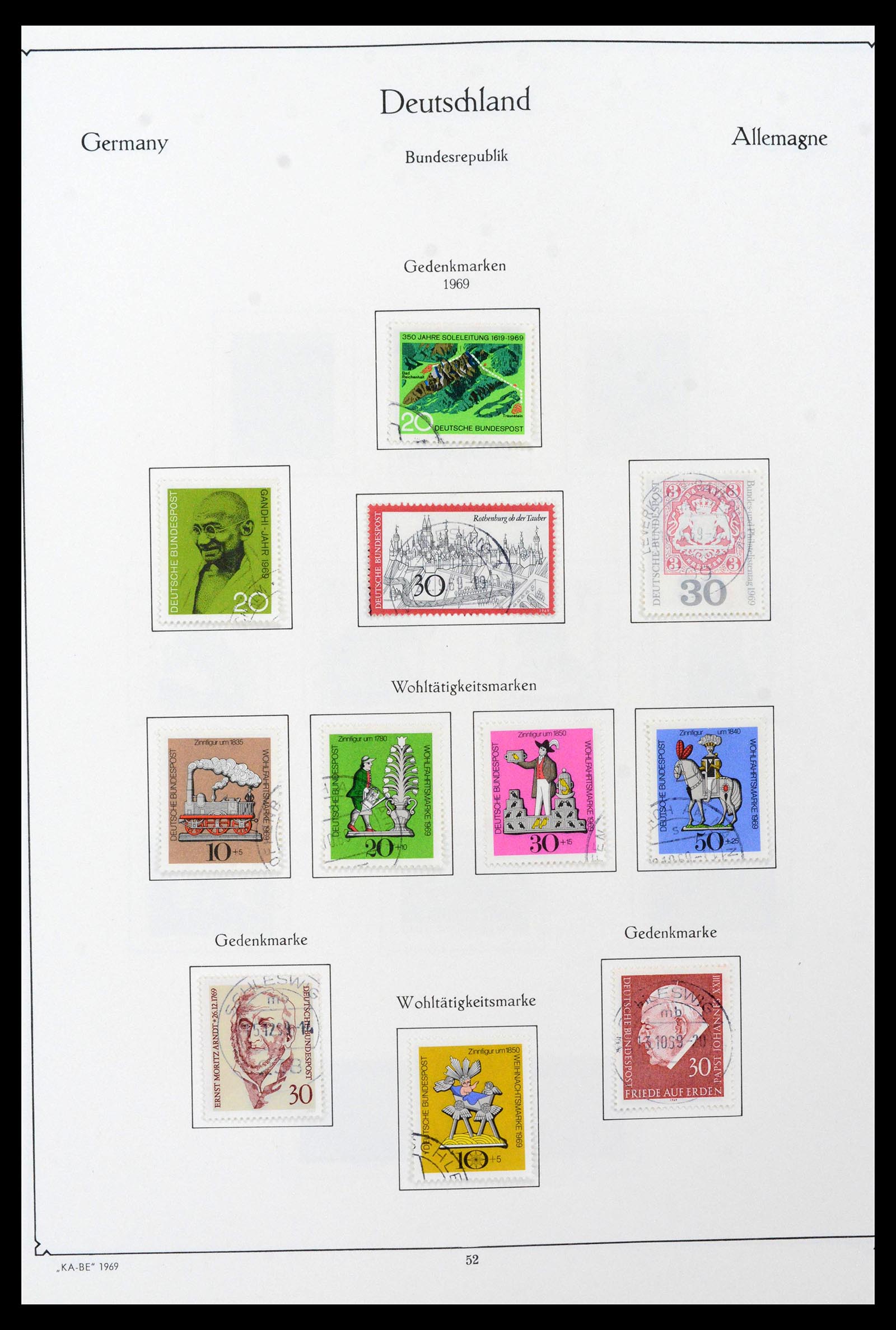 39148 0061 - Stamp collection 39148 Bundespost 1949-1987.