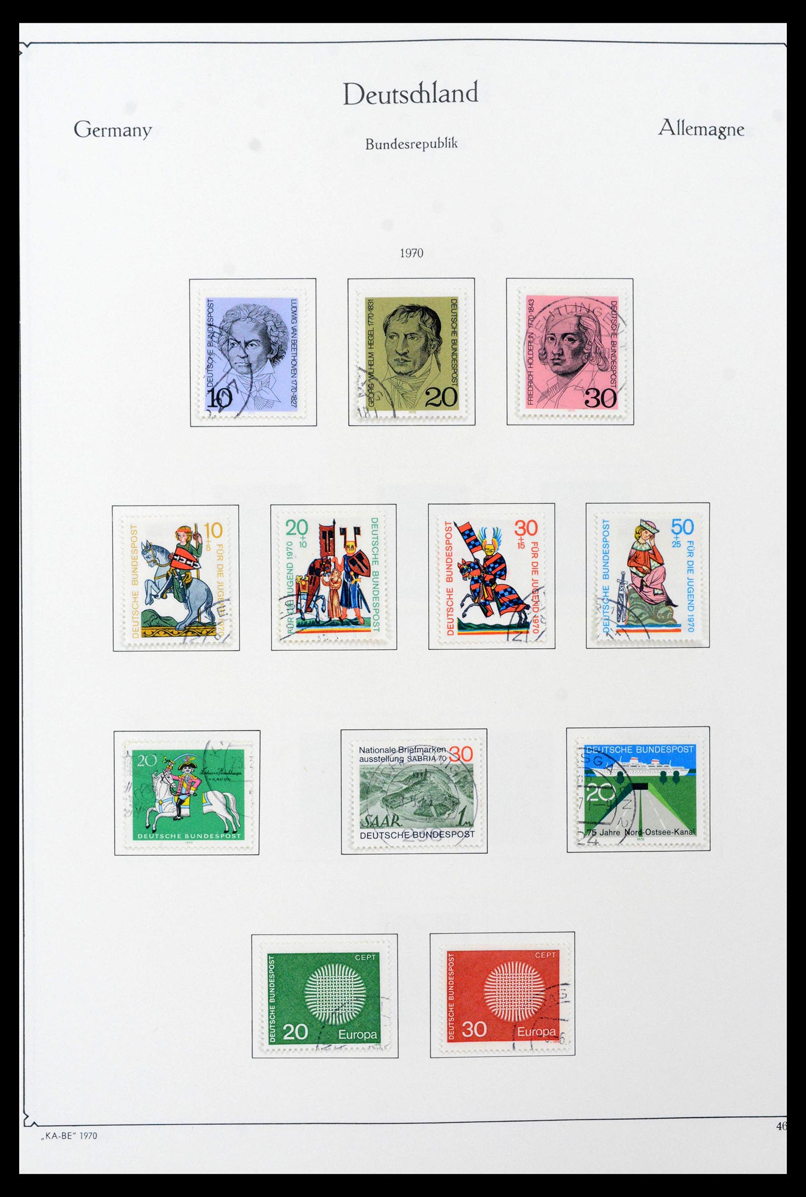 39148 0062 - Stamp collection 39148 Bundespost 1949-1987.
