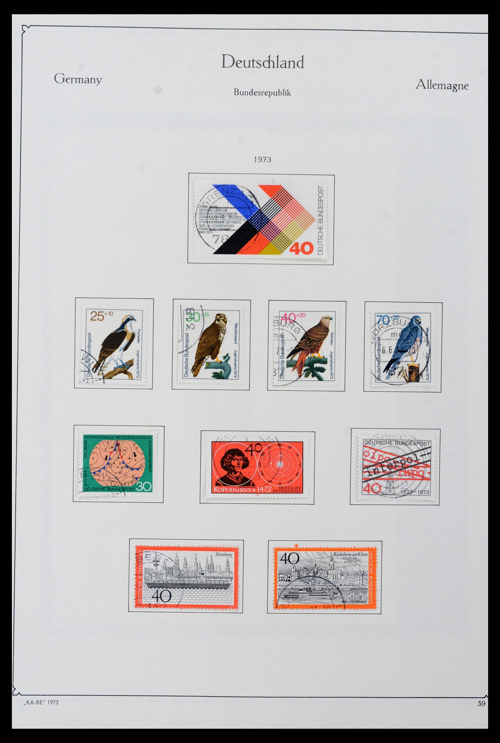 39148 0080 - Stamp collection 39148 Bundespost 1949-1987.