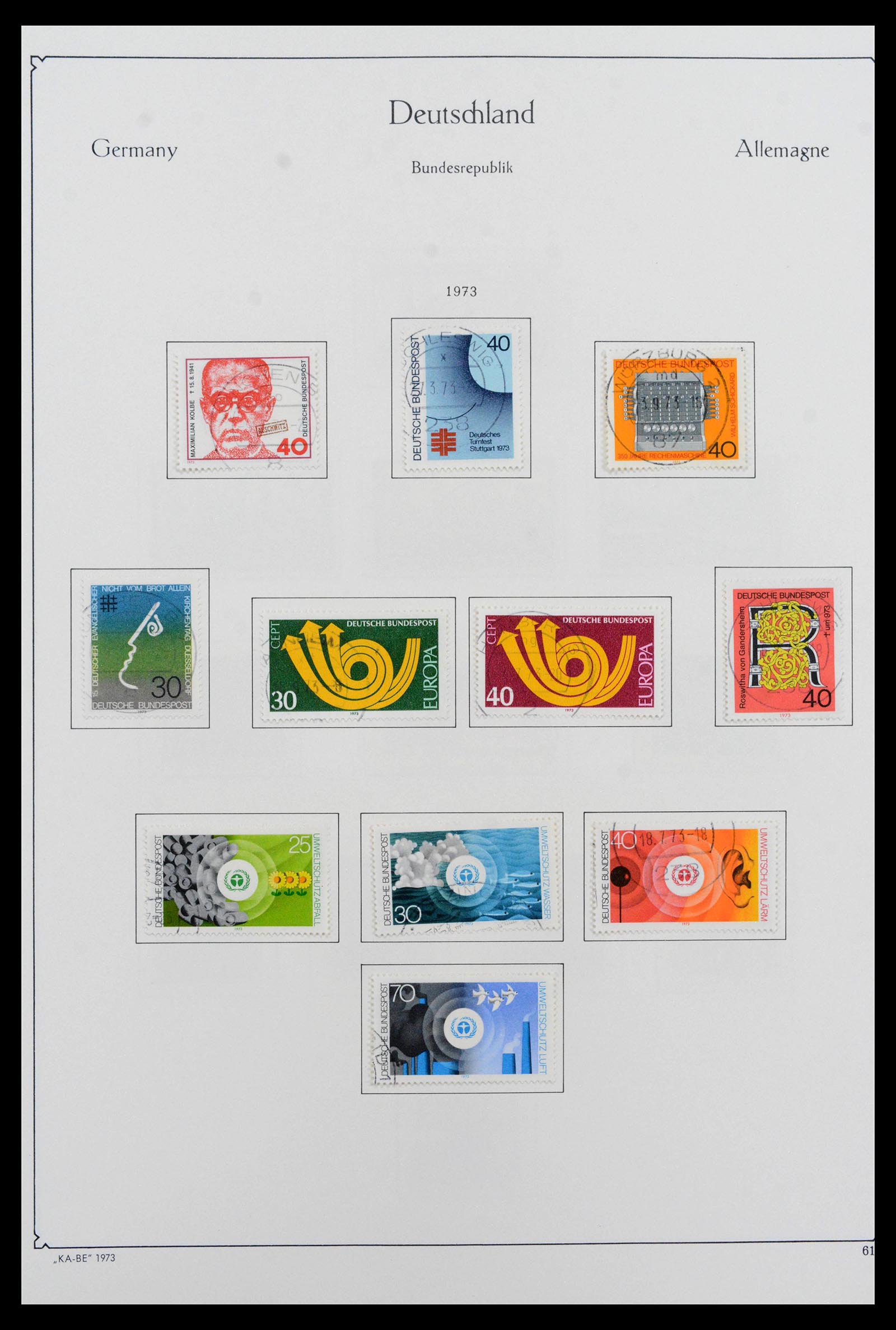 39148 0083 - Stamp collection 39148 Bundespost 1949-1987.
