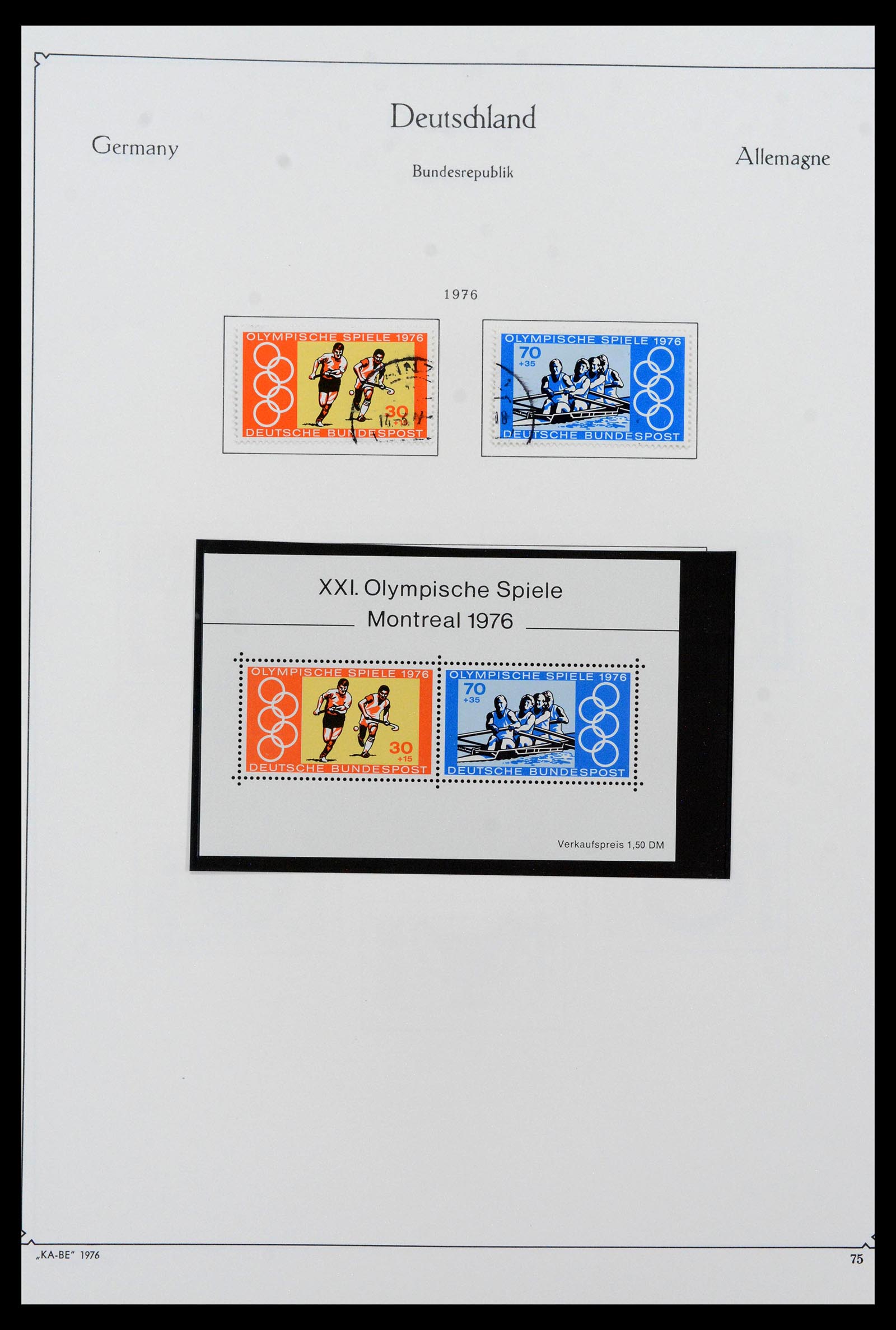 39148 0100 - Stamp collection 39148 Bundespost 1949-1987.