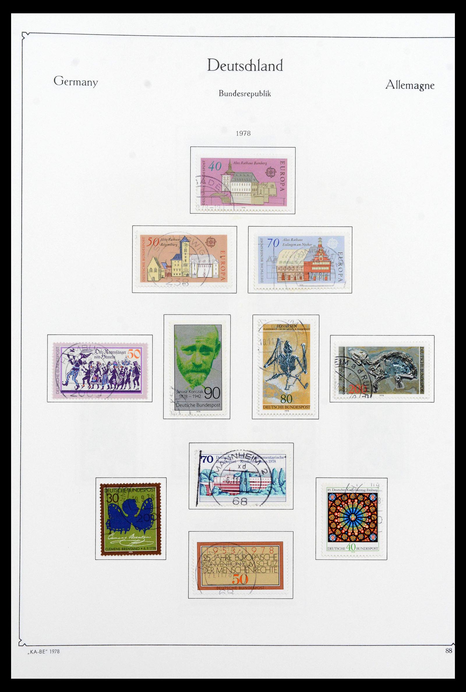 39148 0114 - Stamp collection 39148 Bundespost 1949-1987.