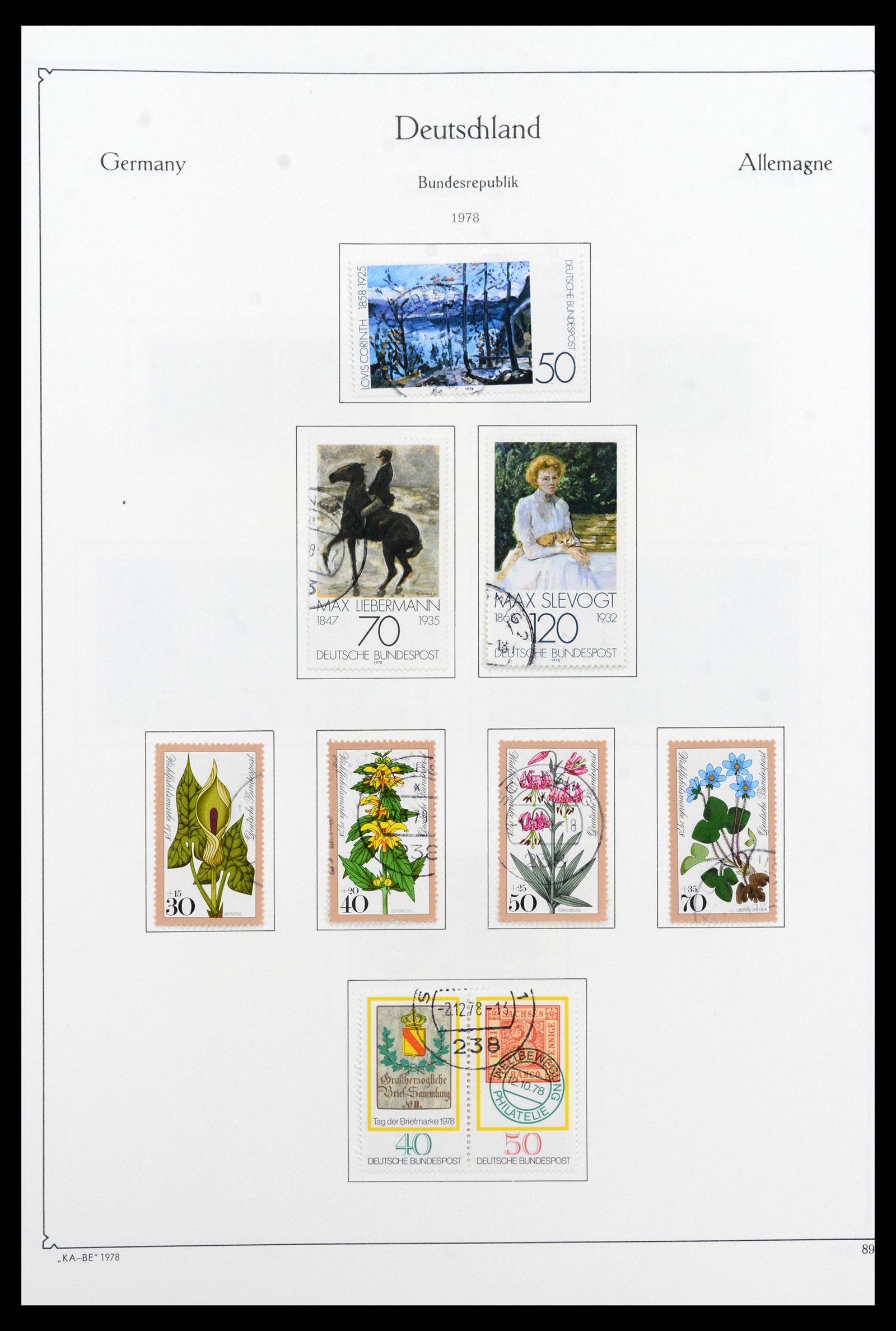 39148 0115 - Stamp collection 39148 Bundespost 1949-1987.