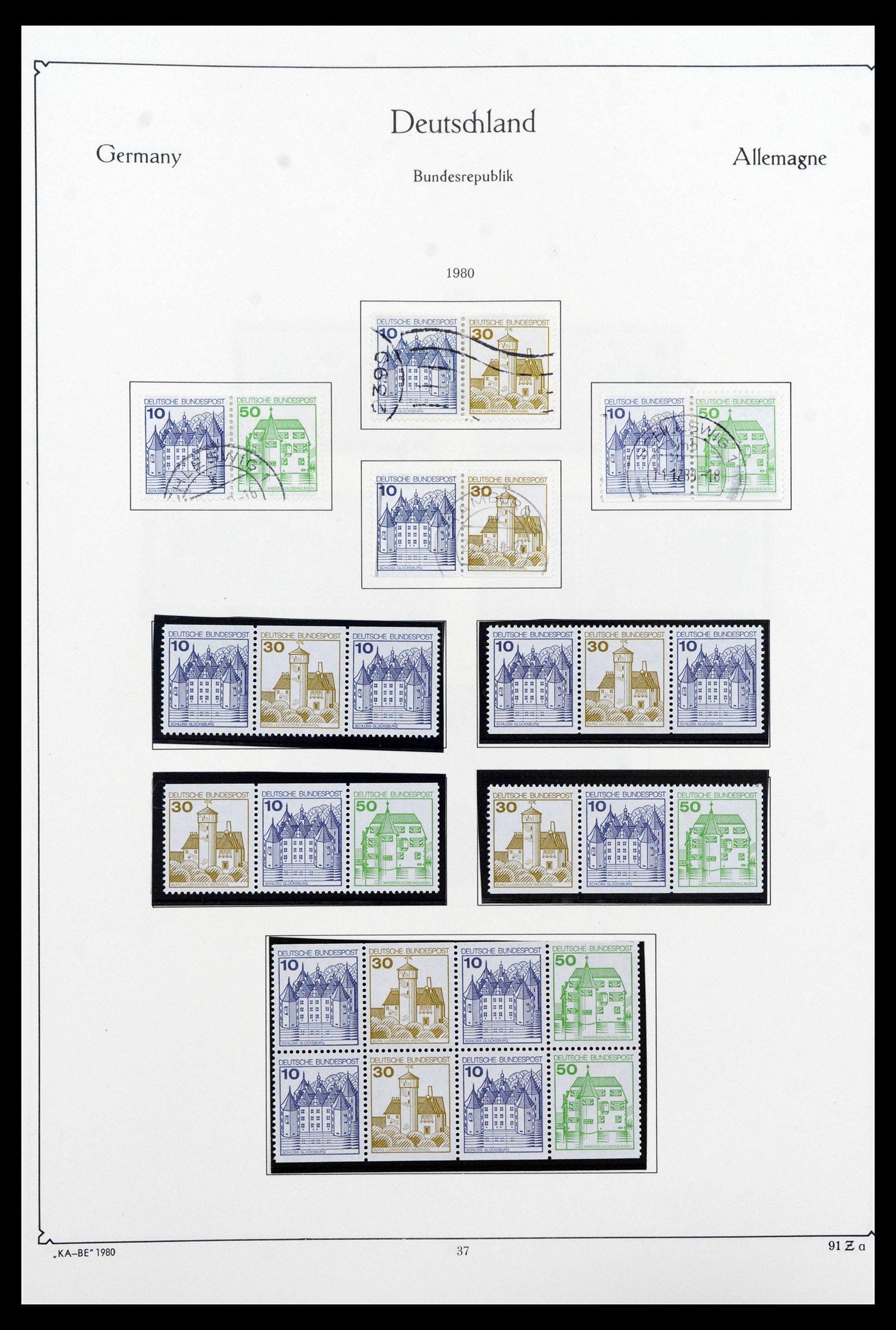 39148 0119 - Stamp collection 39148 Bundespost 1949-1987.