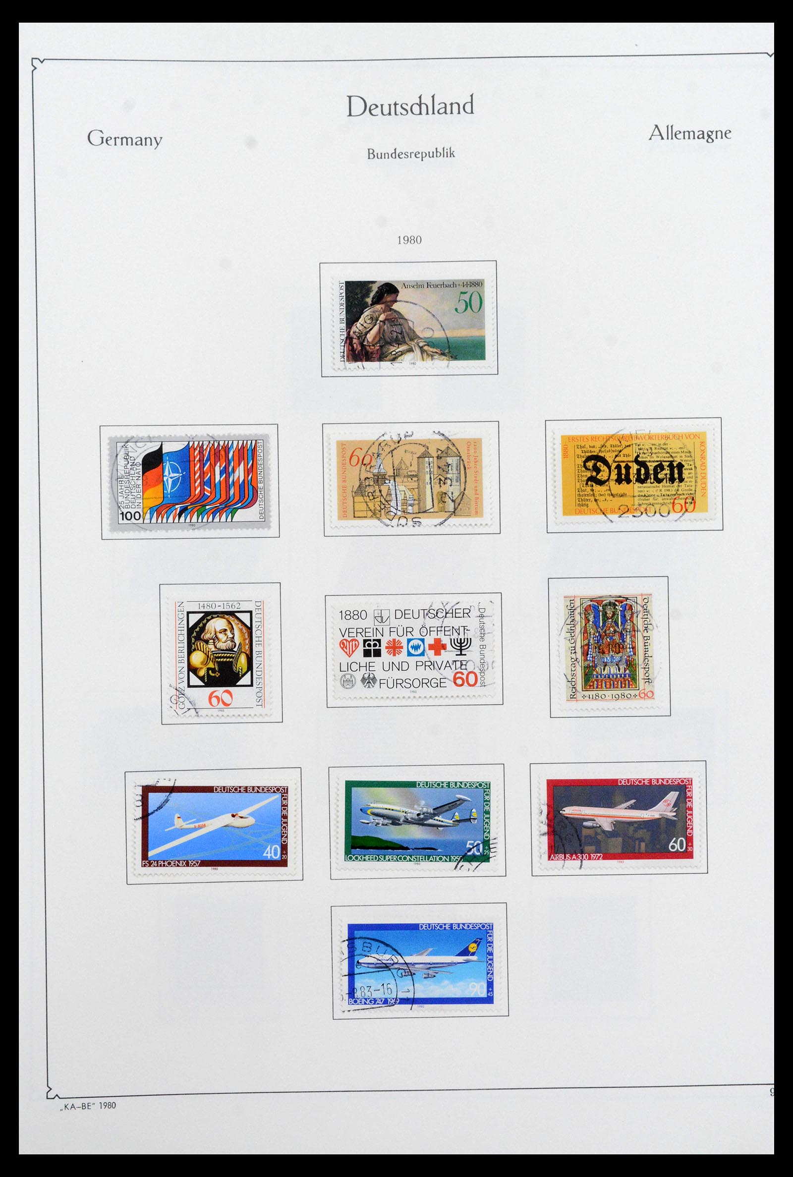 39148 0125 - Stamp collection 39148 Bundespost 1949-1987.