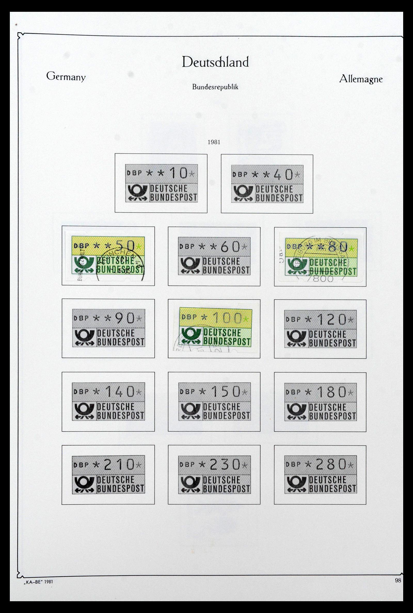 39148 0129 - Stamp collection 39148 Bundespost 1949-1987.