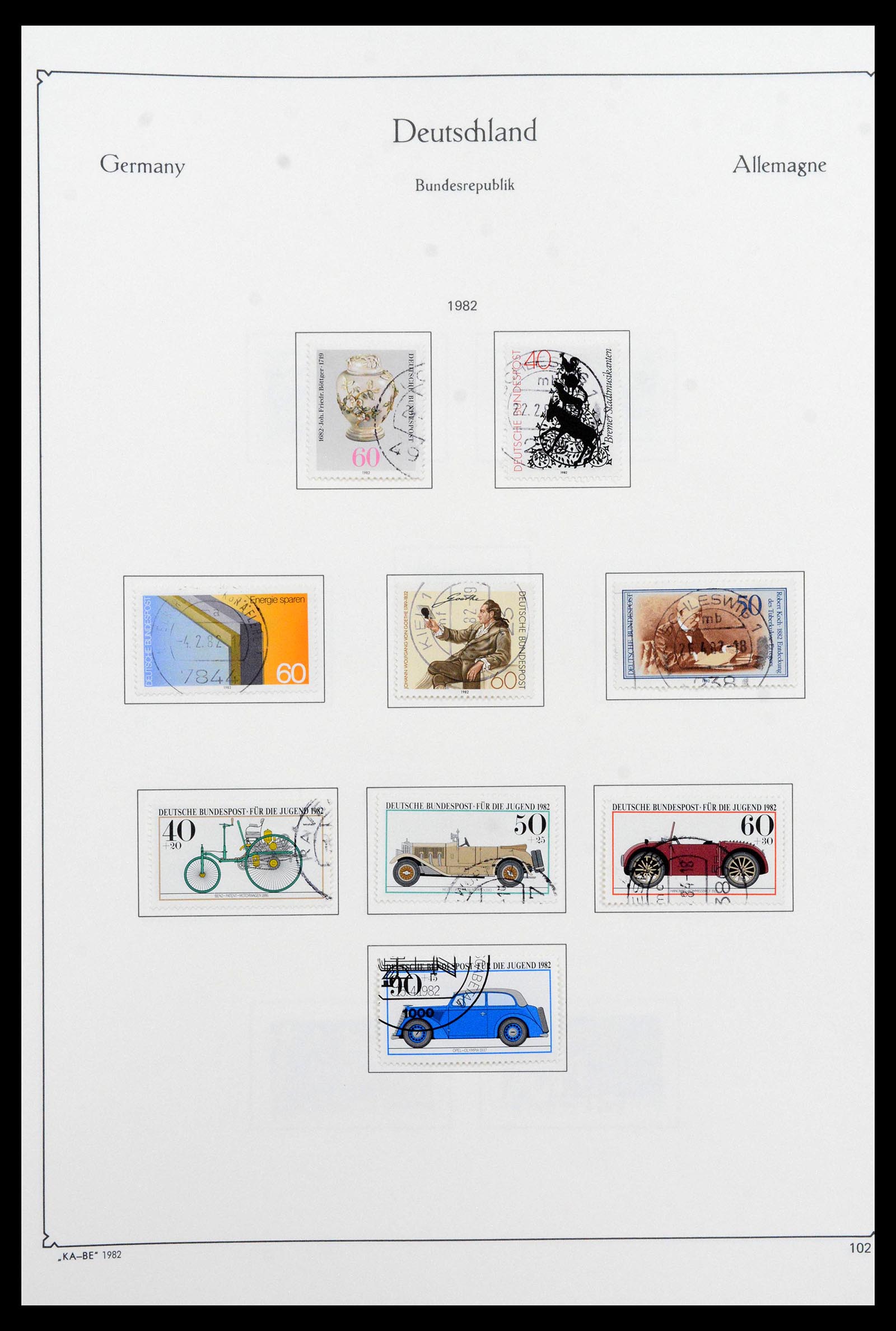 39148 0133 - Stamp collection 39148 Bundespost 1949-1987.