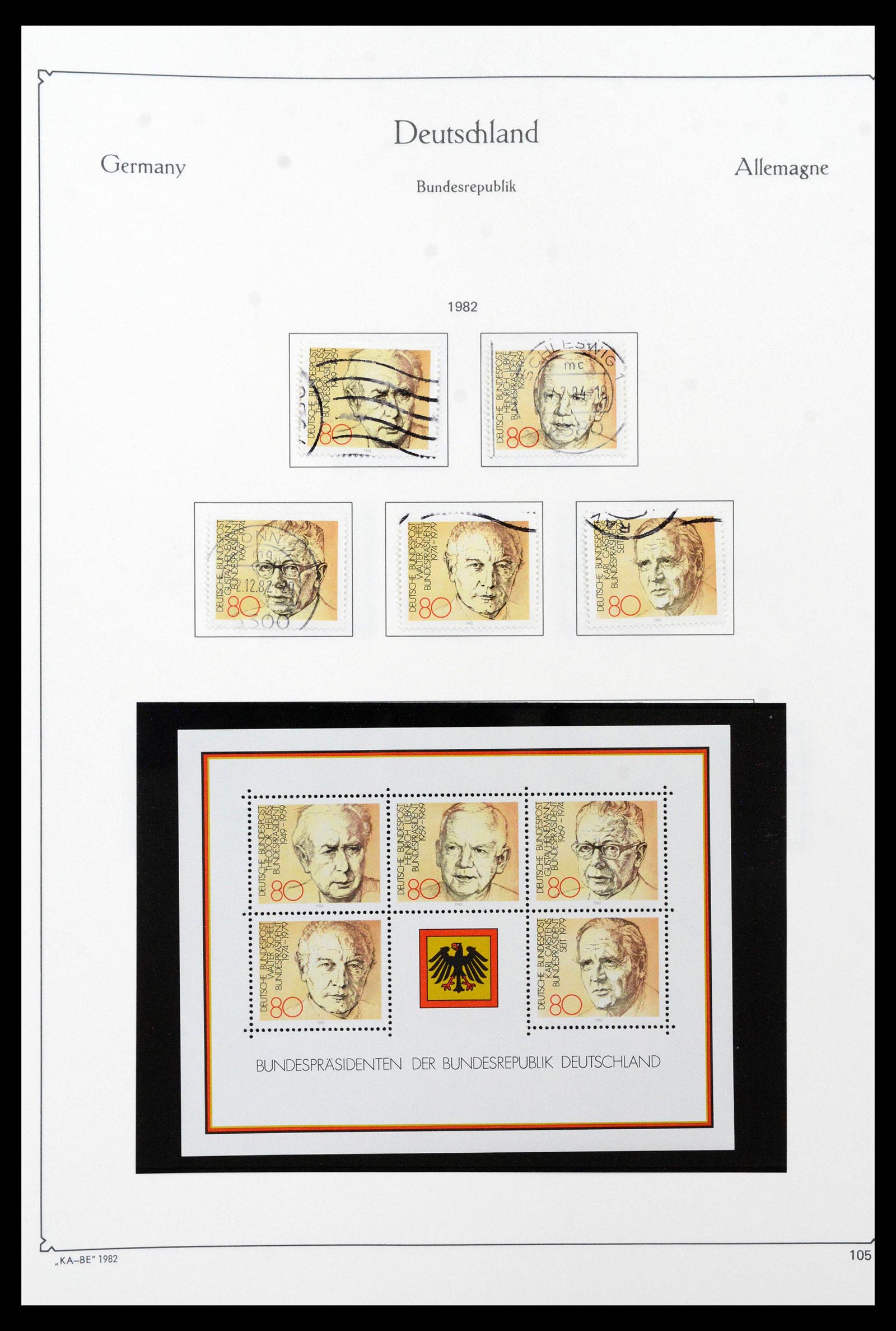39148 0136 - Stamp collection 39148 Bundespost 1949-1987.