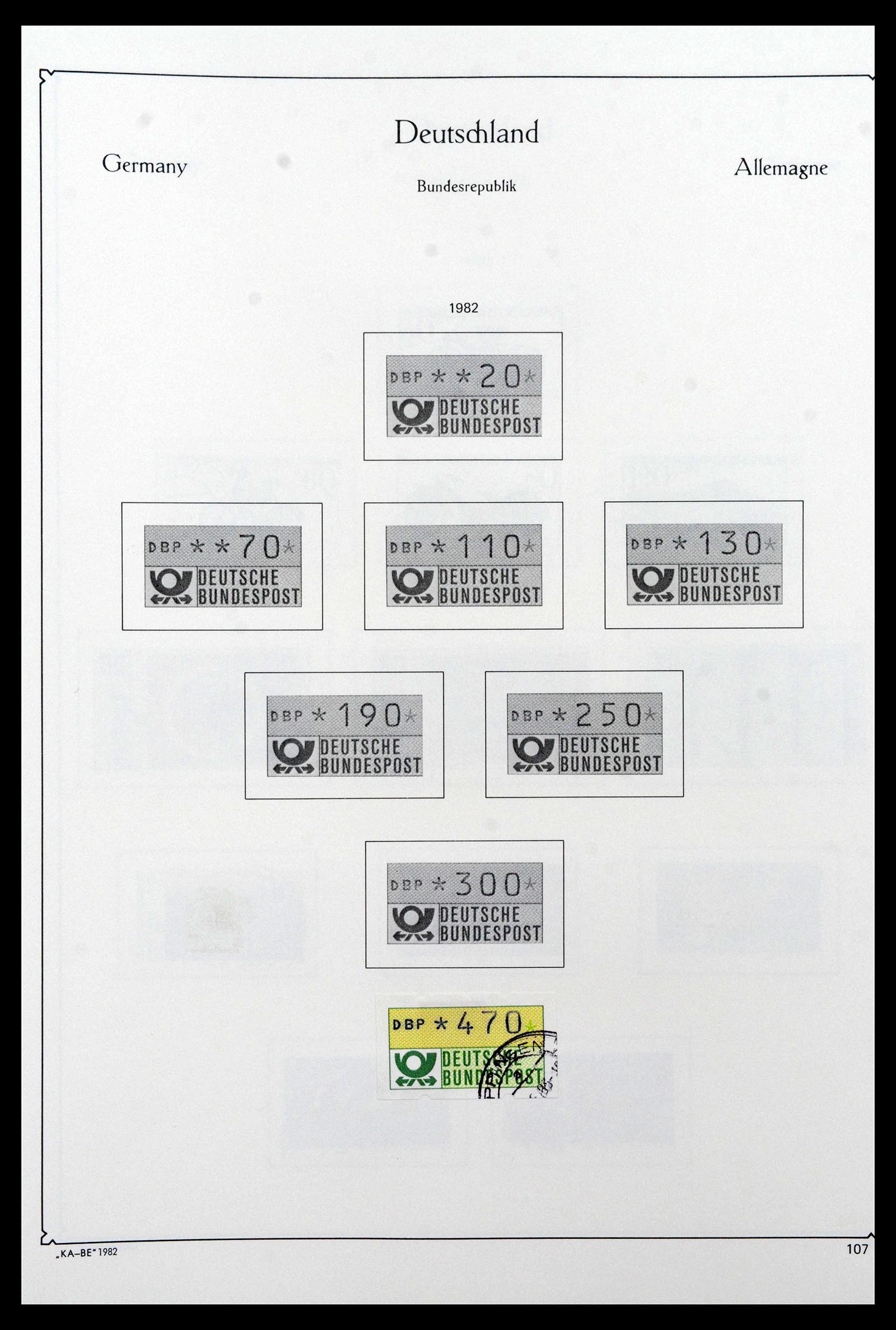 39148 0138 - Stamp collection 39148 Bundespost 1949-1987.