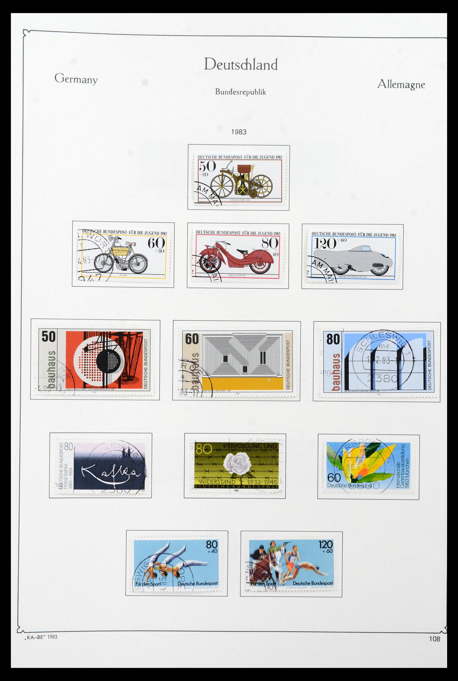 39148 0139 - Stamp collection 39148 Bundespost 1949-1987.