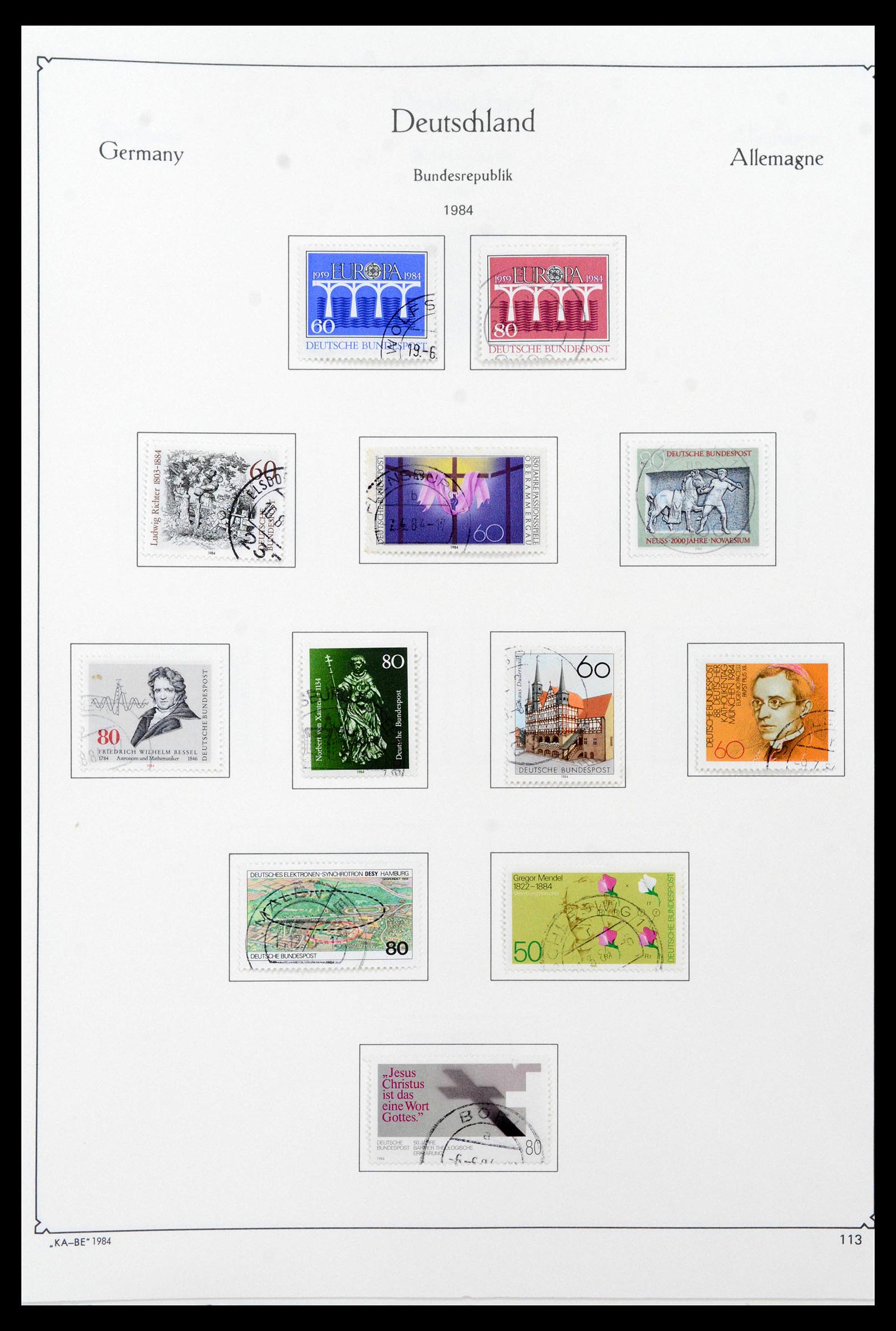 39148 0145 - Stamp collection 39148 Bundespost 1949-1987.