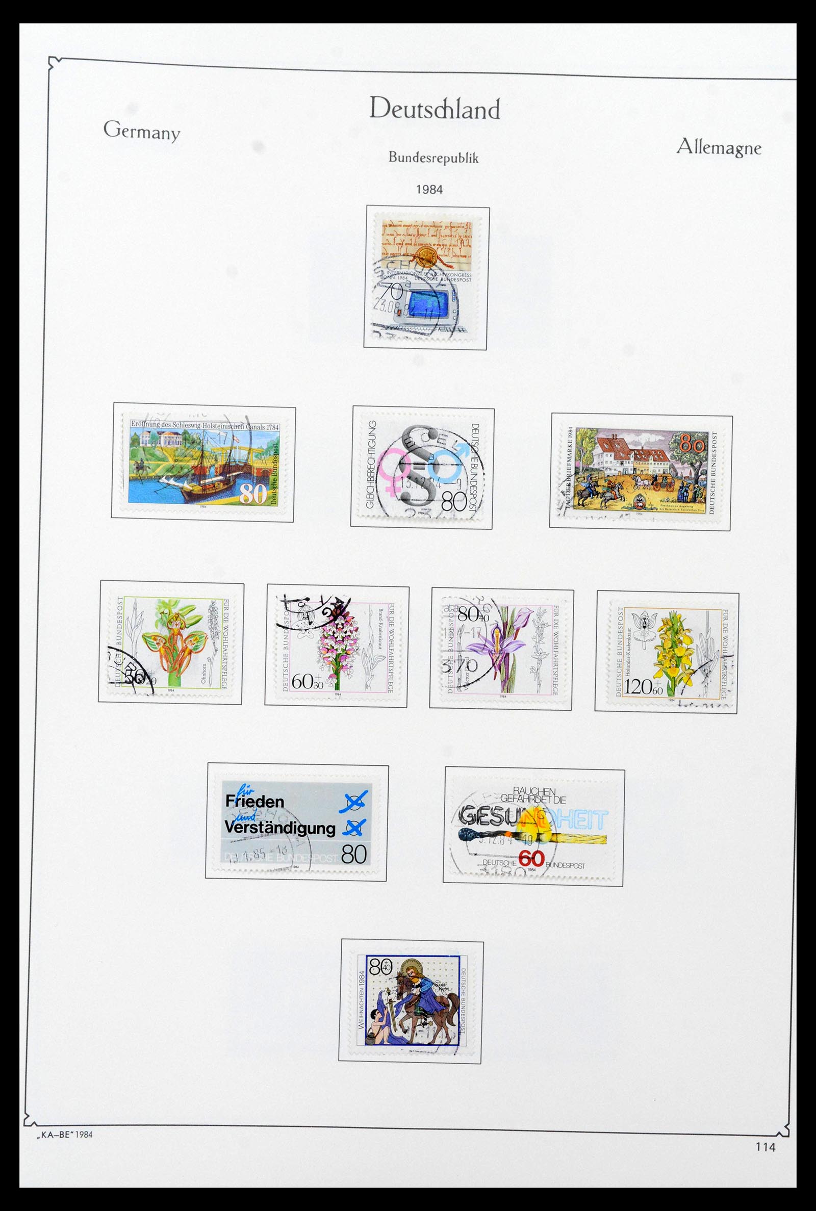 39148 0146 - Stamp collection 39148 Bundespost 1949-1987.