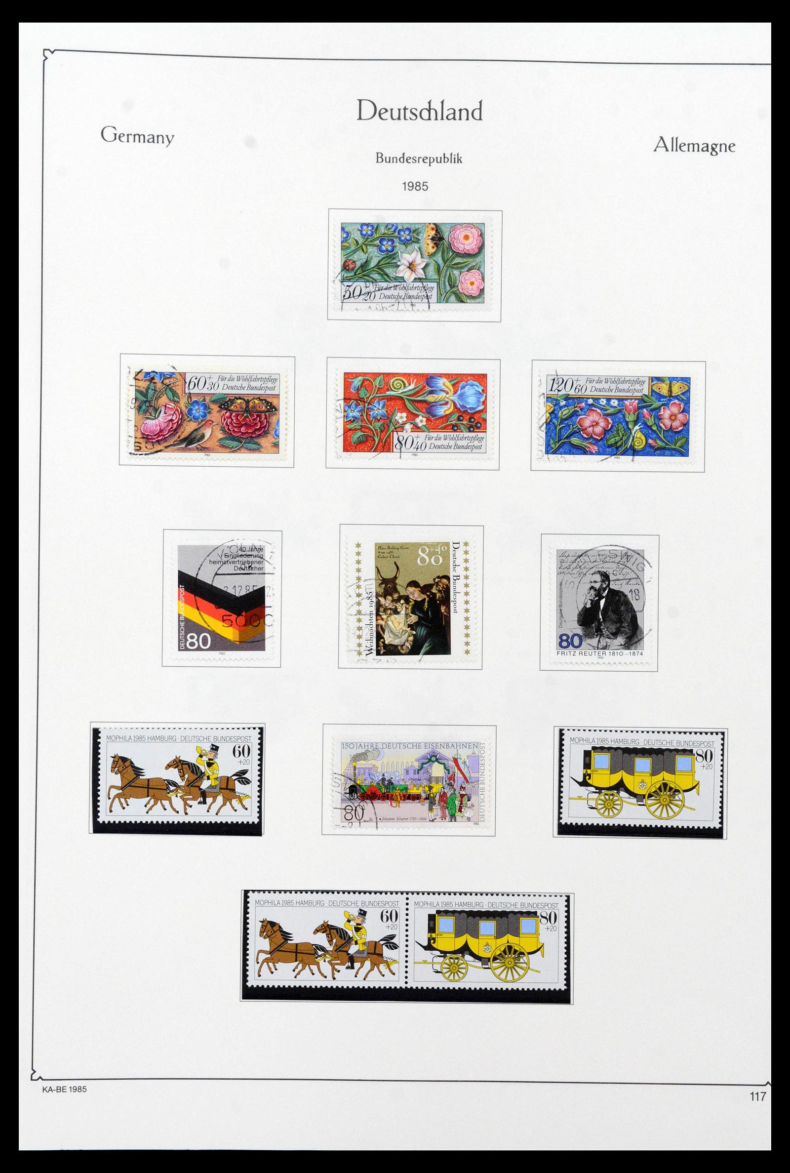 39148 0149 - Stamp collection 39148 Bundespost 1949-1987.