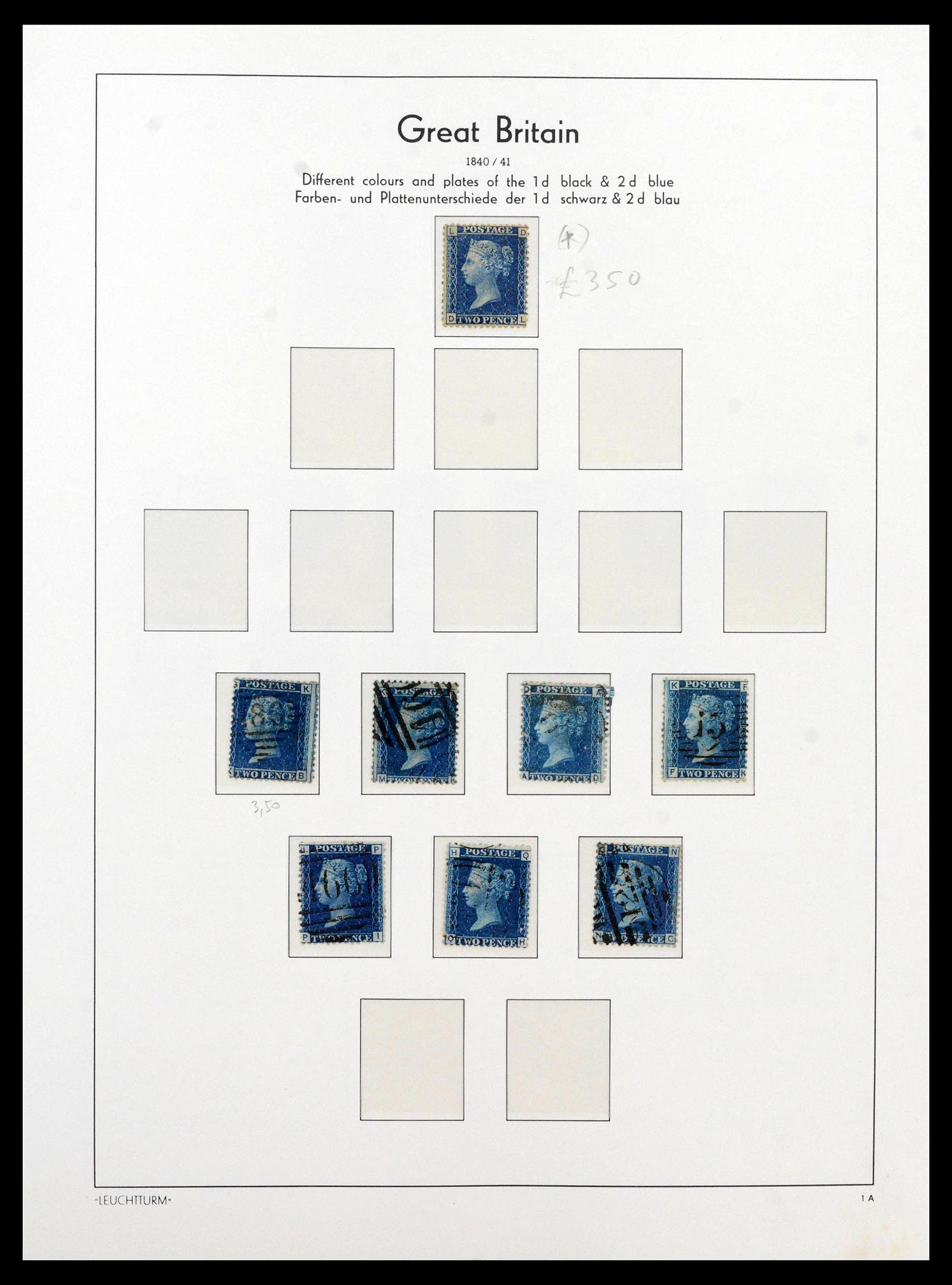 39150 0002 - Postzegelverzameling 39150 Engeland 1840-1984.