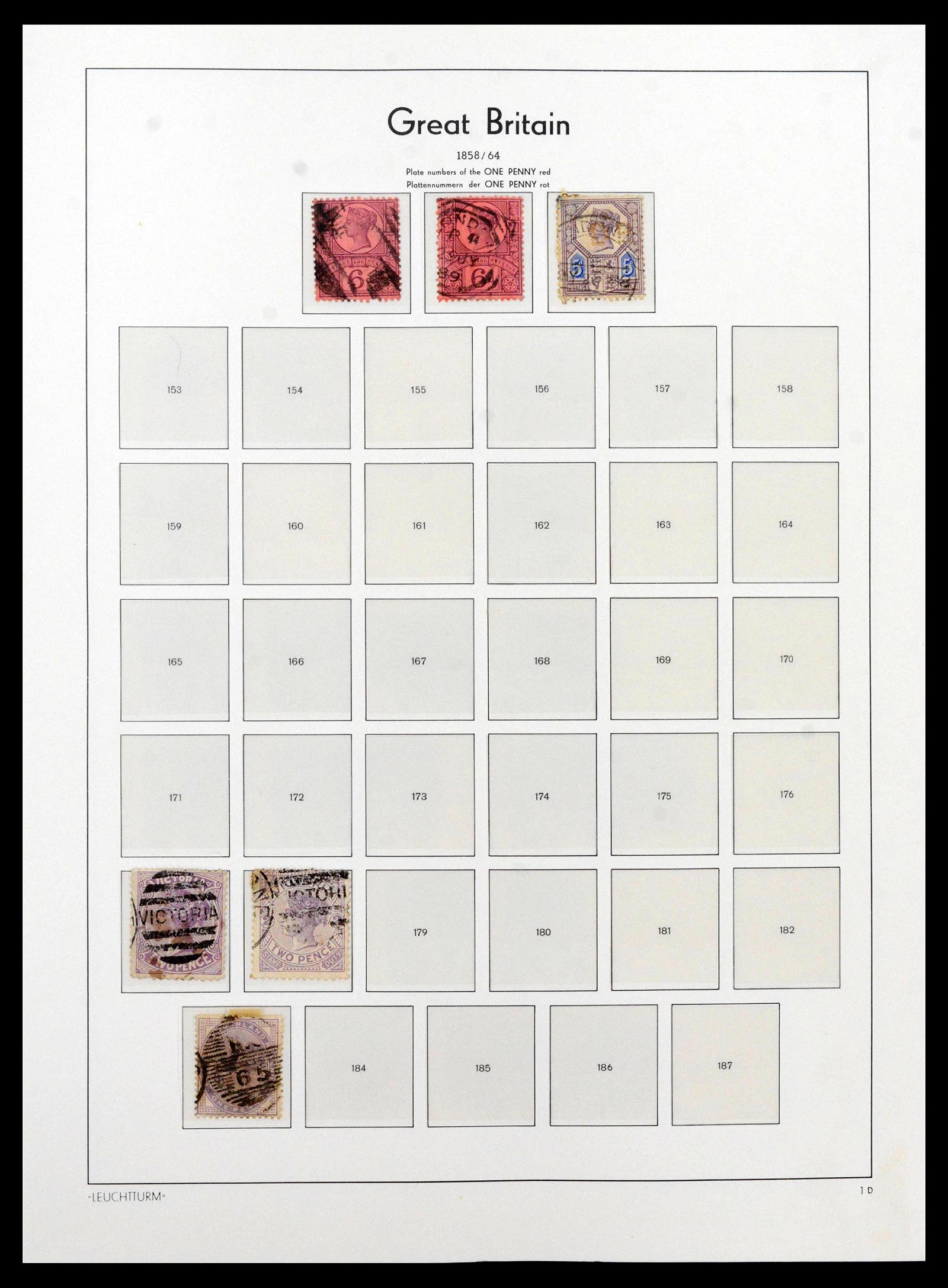 39150 0004 - Postzegelverzameling 39150 Engeland 1840-1984.