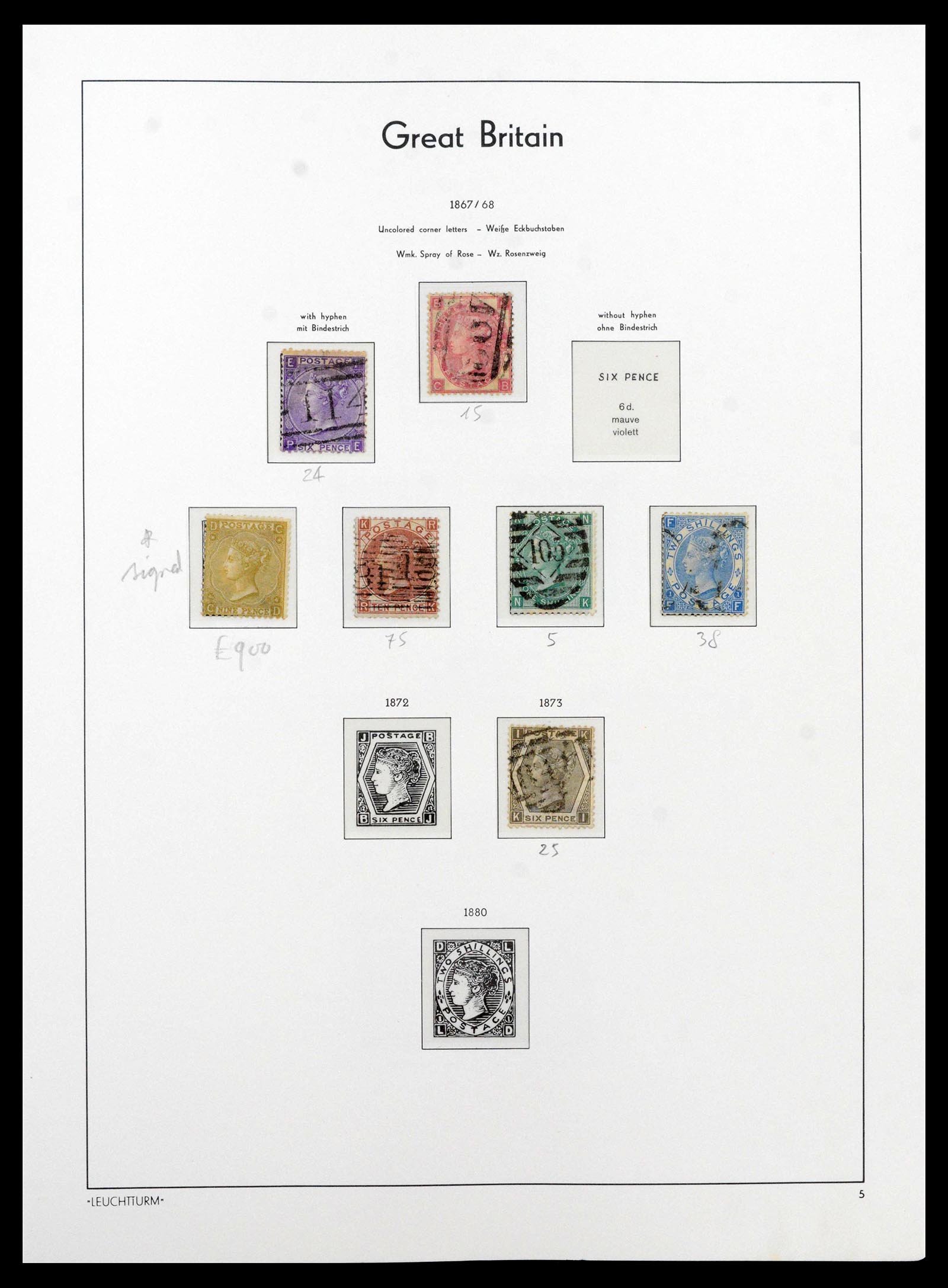 39150 0009 - Postzegelverzameling 39150 Engeland 1840-1984.