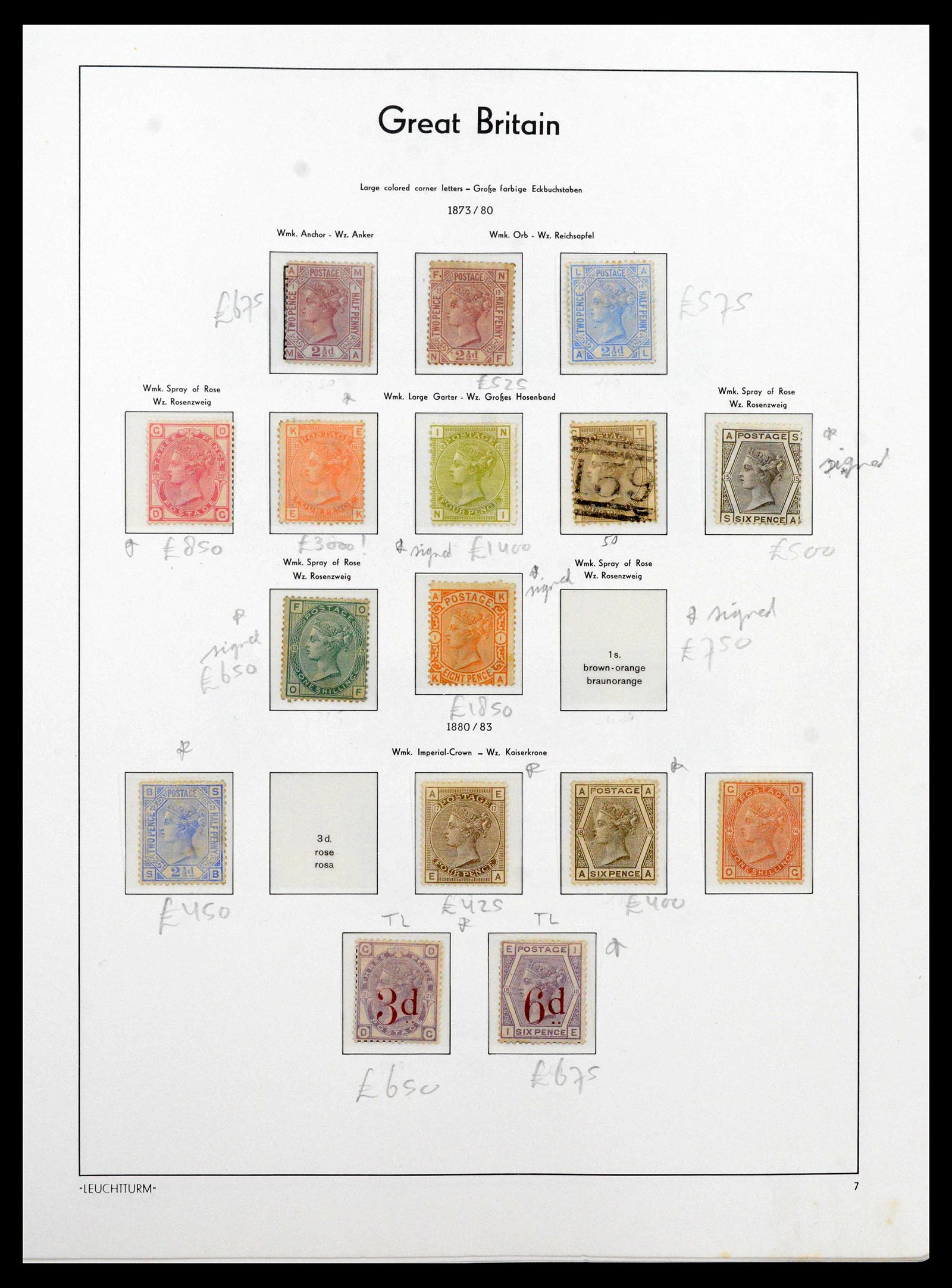 39150 0011 - Postzegelverzameling 39150 Engeland 1840-1984.