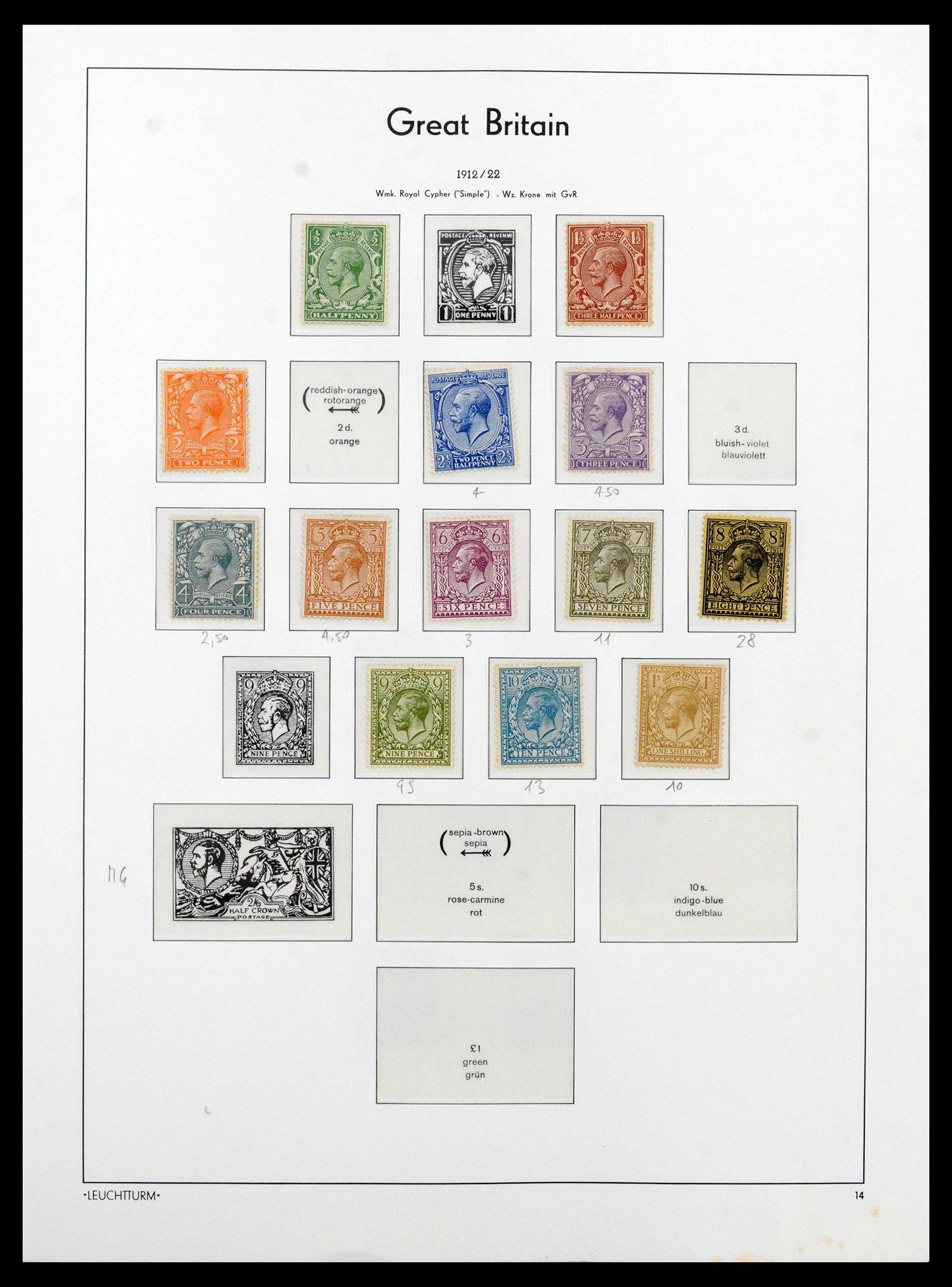 39150 0016 - Postzegelverzameling 39150 Engeland 1840-1984.