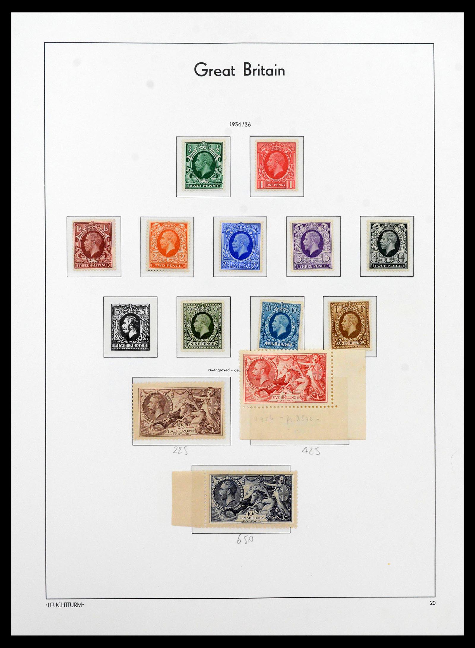 39150 0019 - Postzegelverzameling 39150 Engeland 1840-1984.