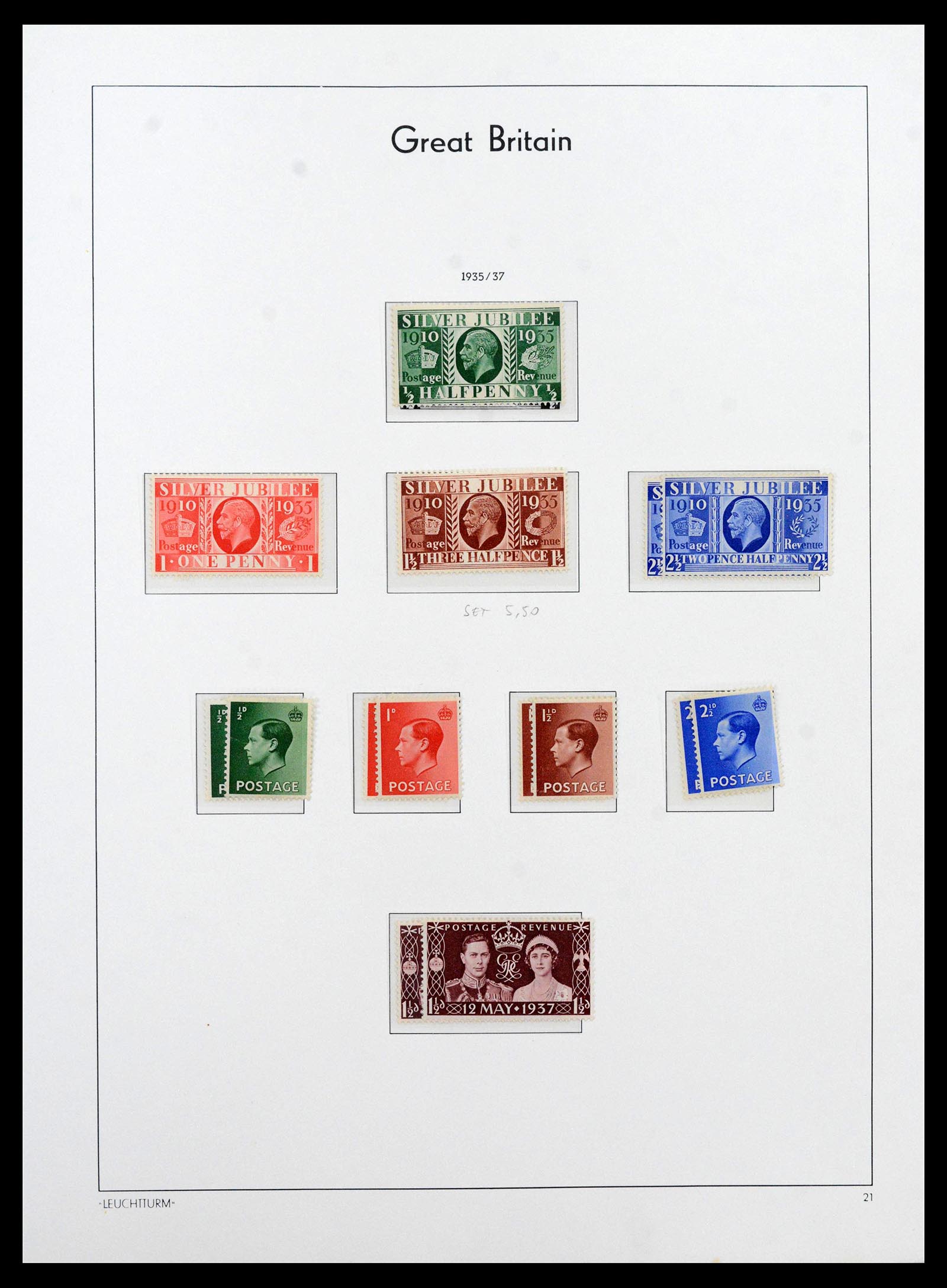 39150 0020 - Stamp collection 39150 Great Britain 1840-1984.
