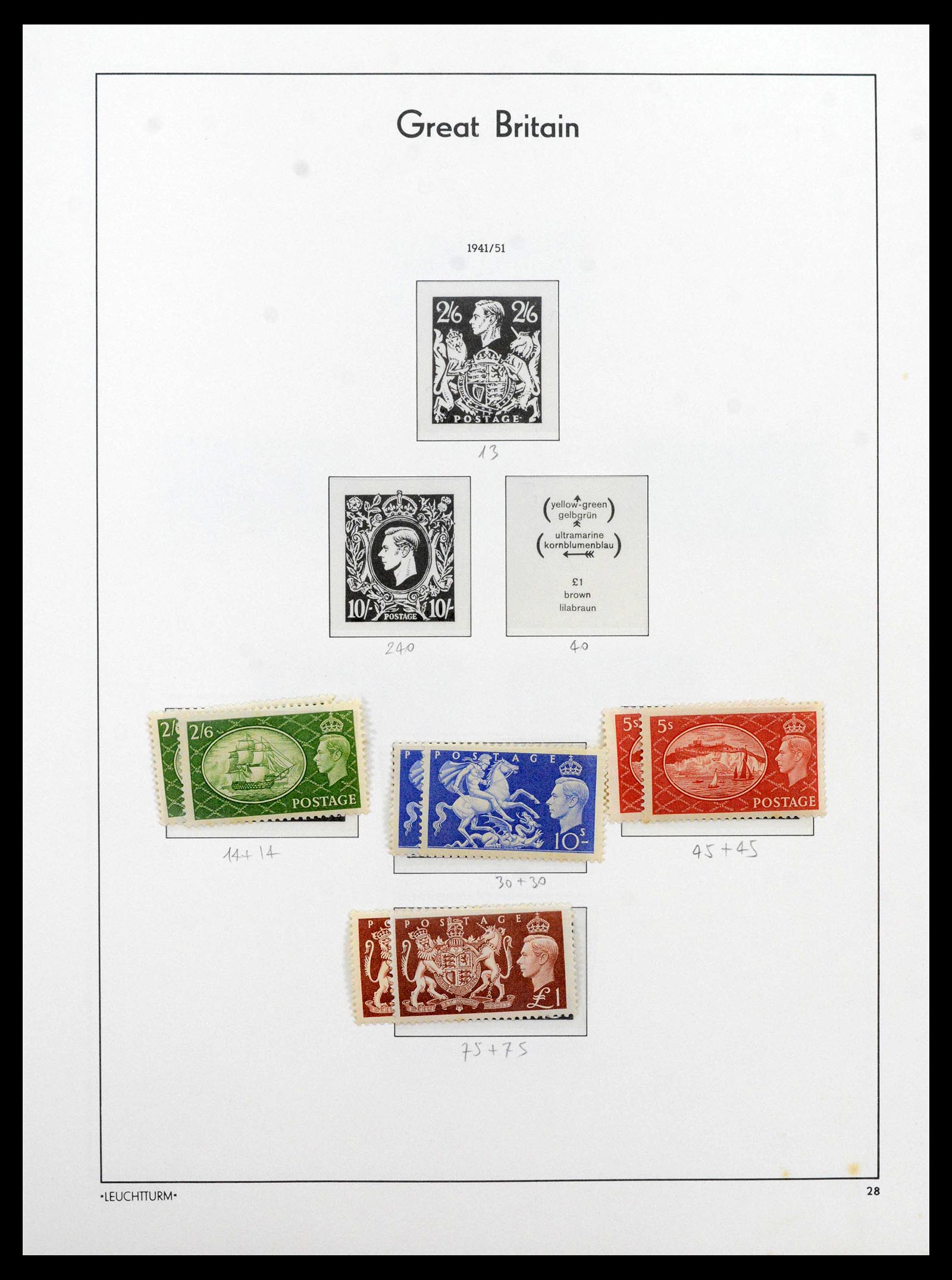 39150 0026 - Stamp collection 39150 Great Britain 1840-1984.