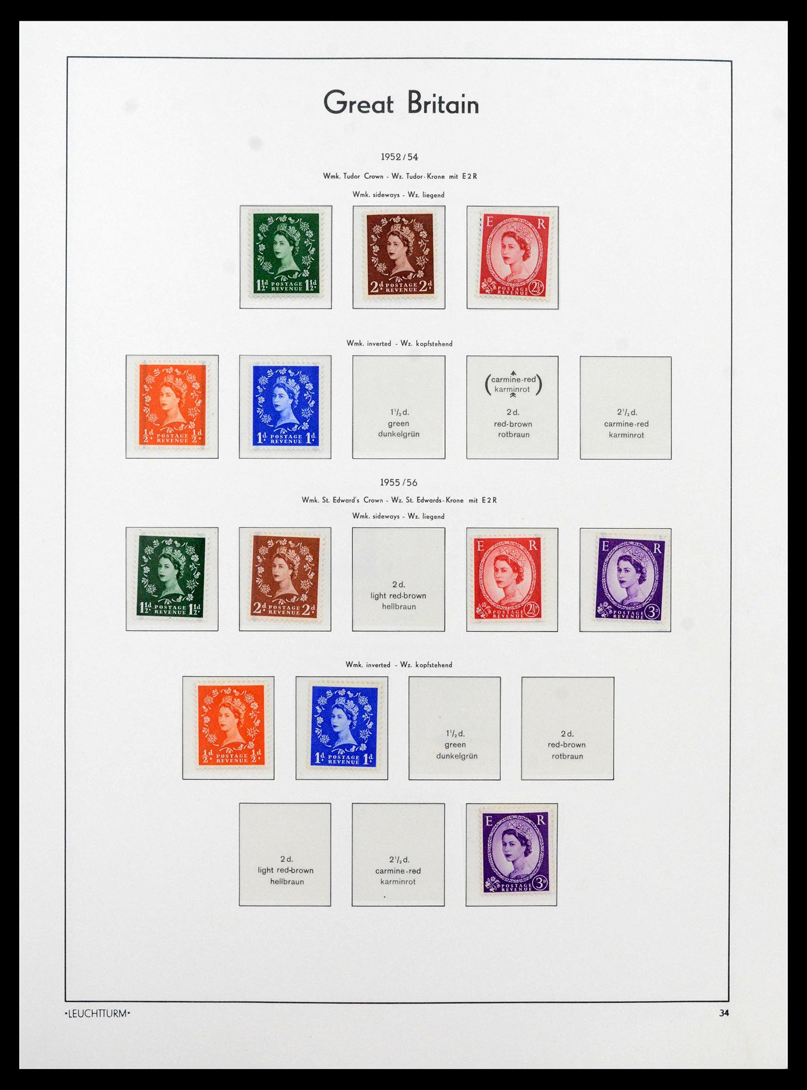 39150 0031 - Stamp collection 39150 Great Britain 1840-1984.