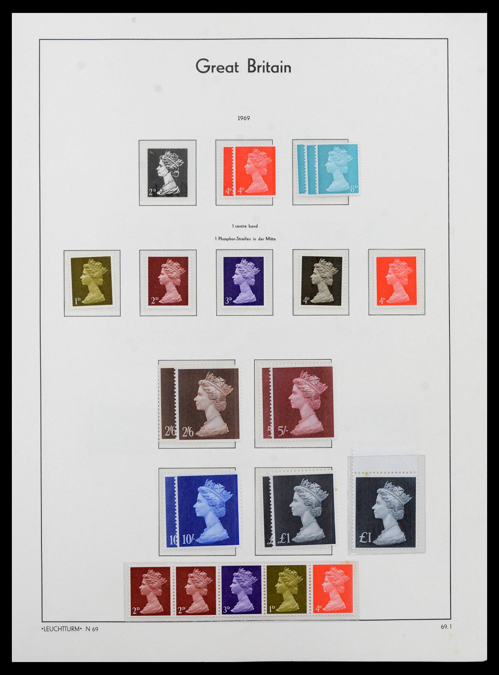 39150 0069 - Stamp collection 39150 Great Britain 1840-1984.